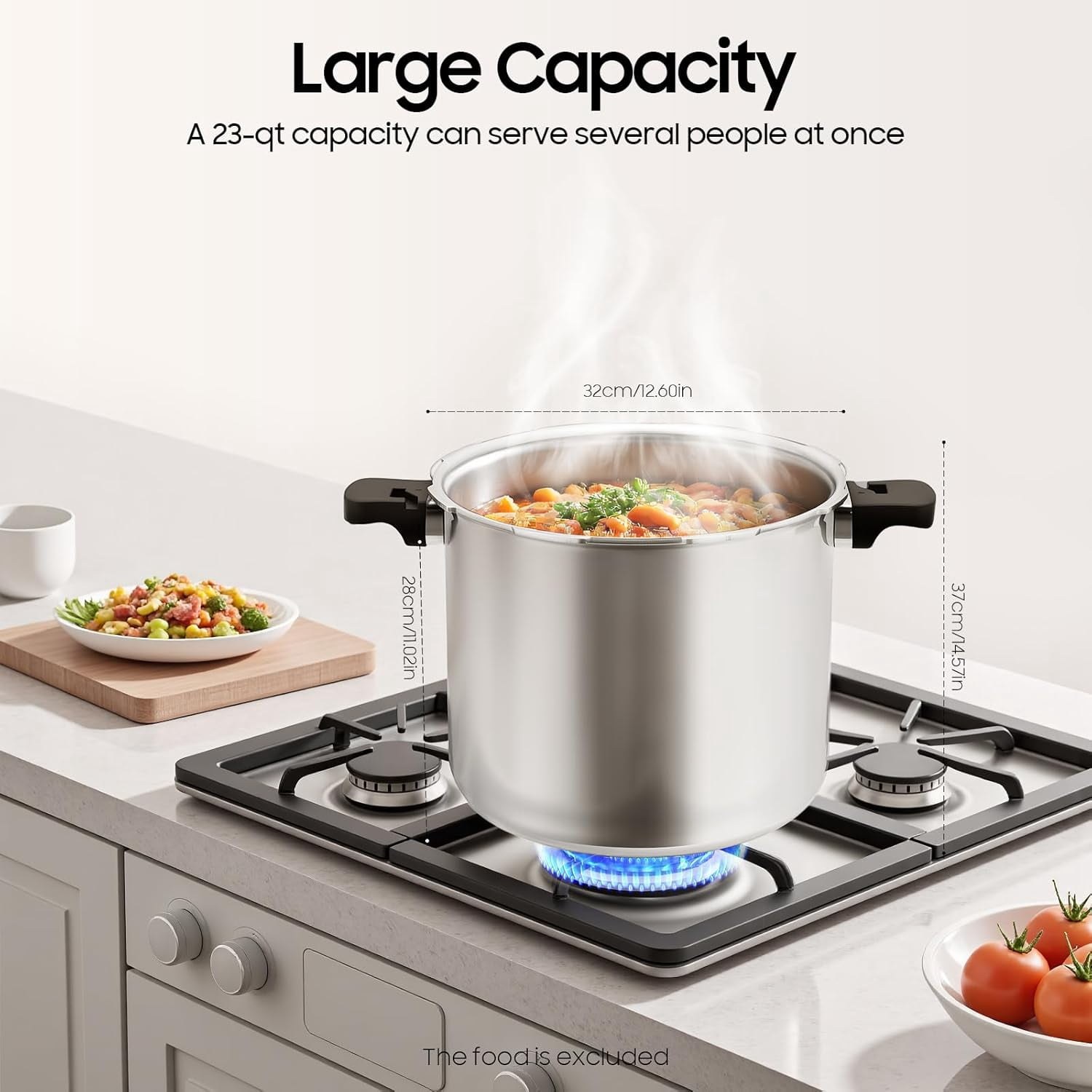 23 qt thickened explosion proof pressure cooker with pressure limiting valve 90 kpa silver 8e892f 01.jpg