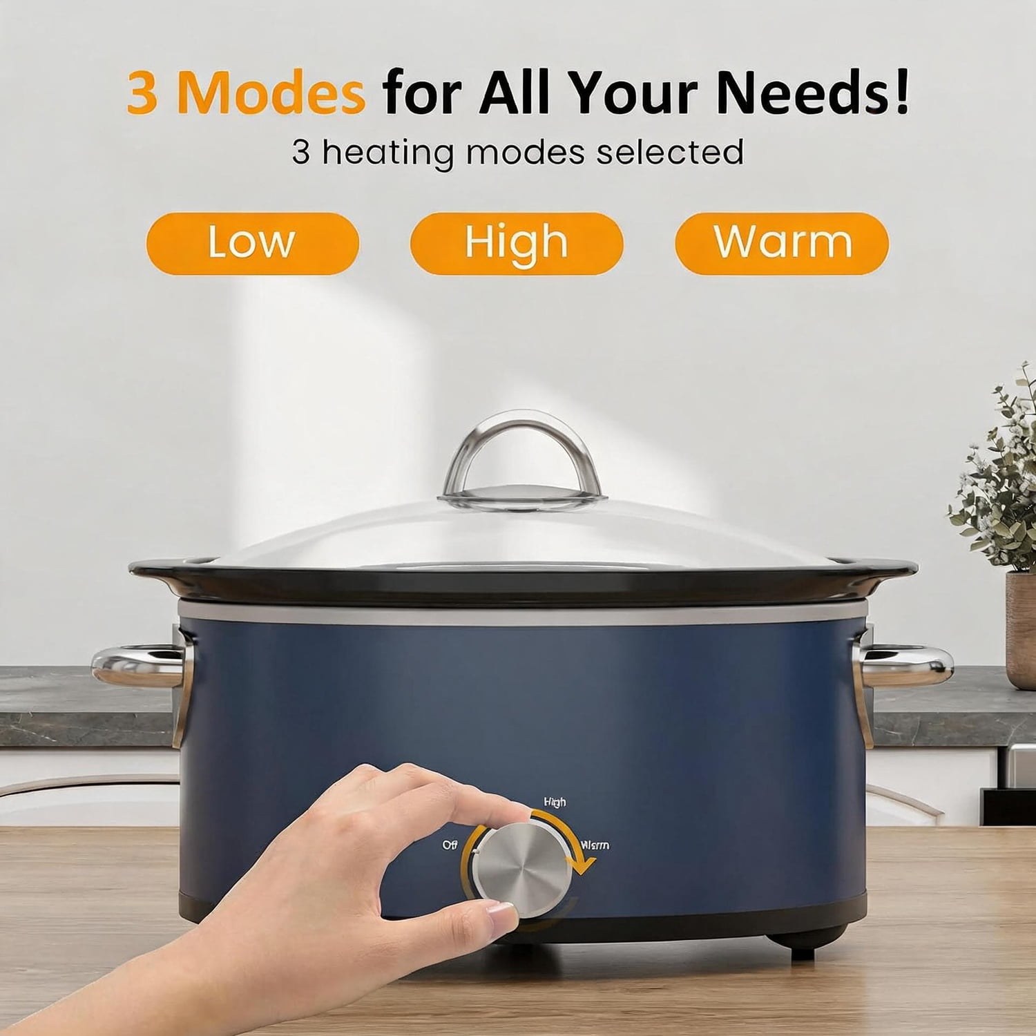 3 quart slow cooker with 3 heating settings removable dishwasher safe ceramic pot and glass lid blue stainless steel 22df20 01.jpg