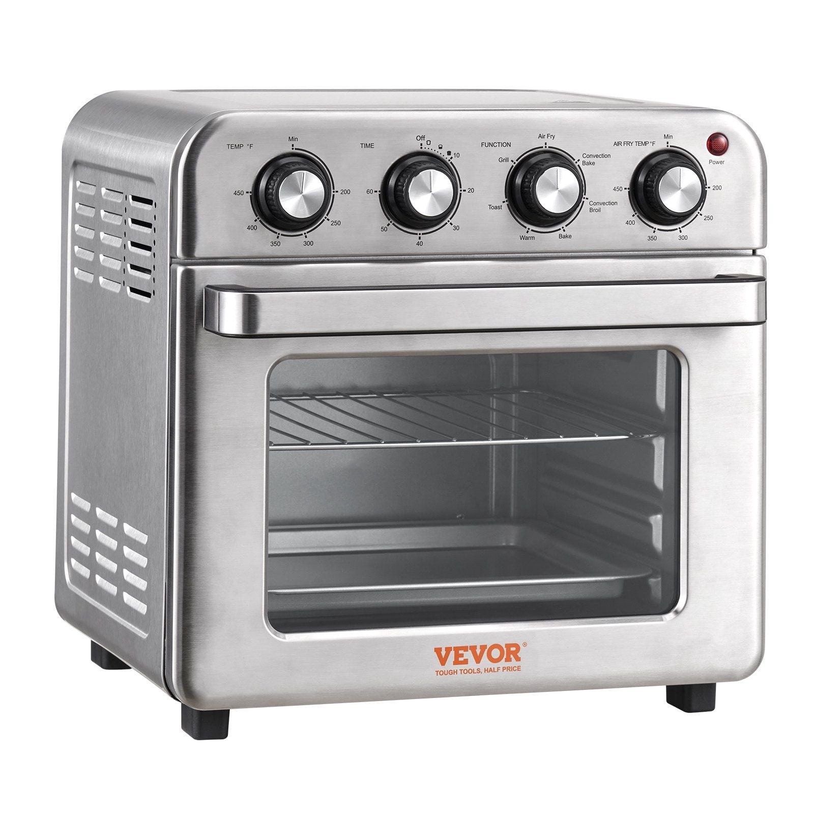 7 in 1 air fryer toaster oven 18l 1700w stainless steel convection countertop oven with grill pizza pan and gloves 6 1ef658 00.jpg
