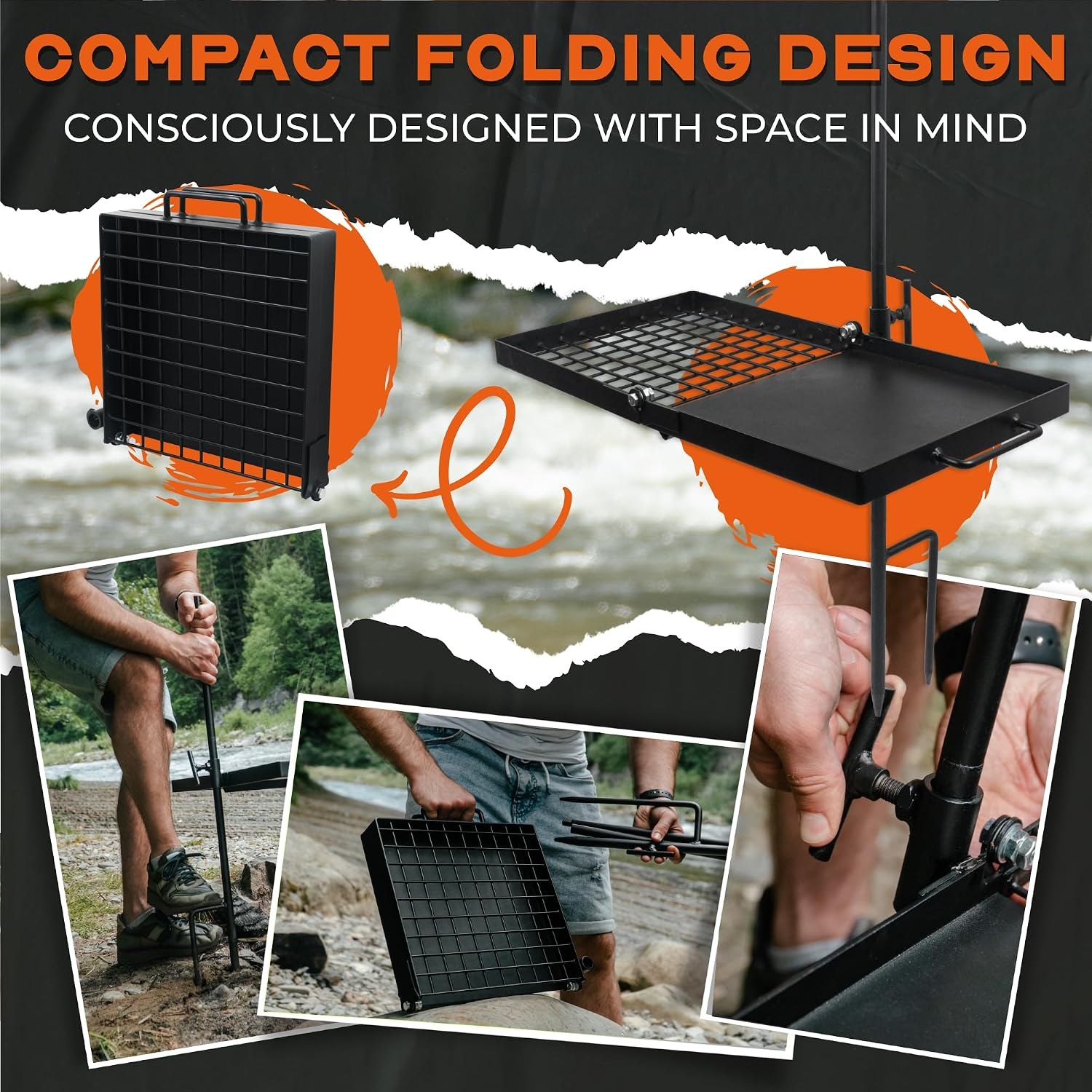 adventure seeka 24 heavy duty folding campfire grill with swivel grate griddle 20a17f 01.jpg