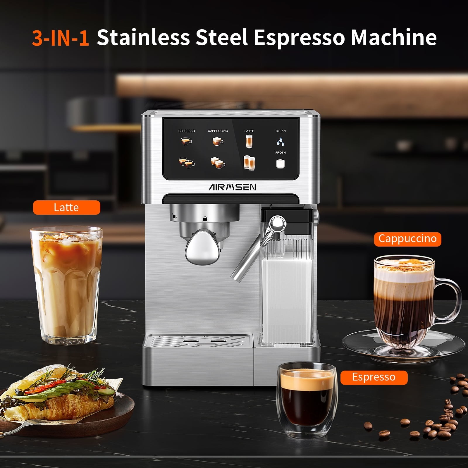 airmsen 20 bar dual boiler stainless steel espresso machine with color touchscreen and automatic milk frother 1350w aaaa19 01.jpg