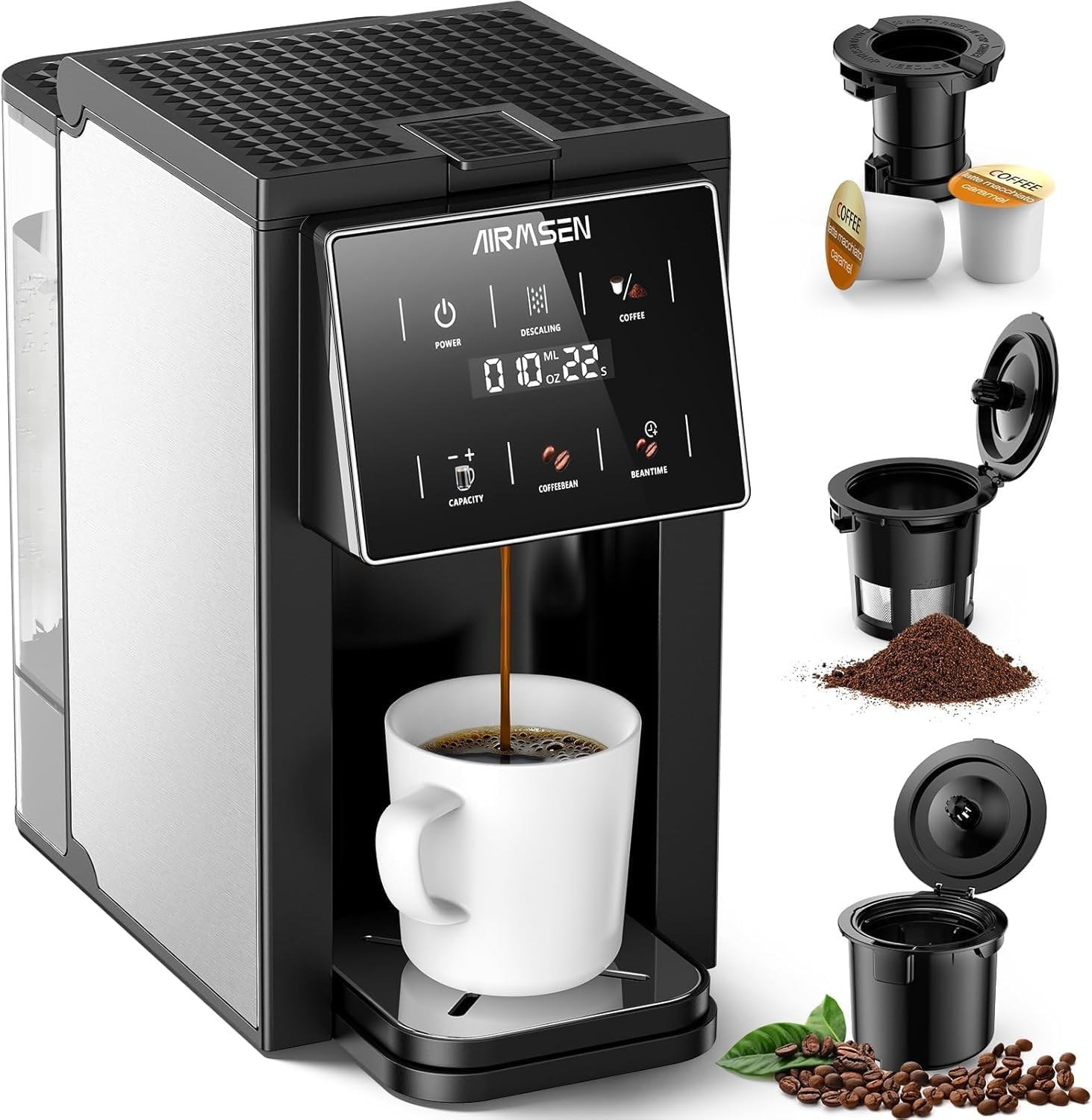 airmsen single serve grind and brew coffee maker with built in grinder 1000w 6 14 oz brewing touchscreen 50 oz ca1c2e 00.jpg