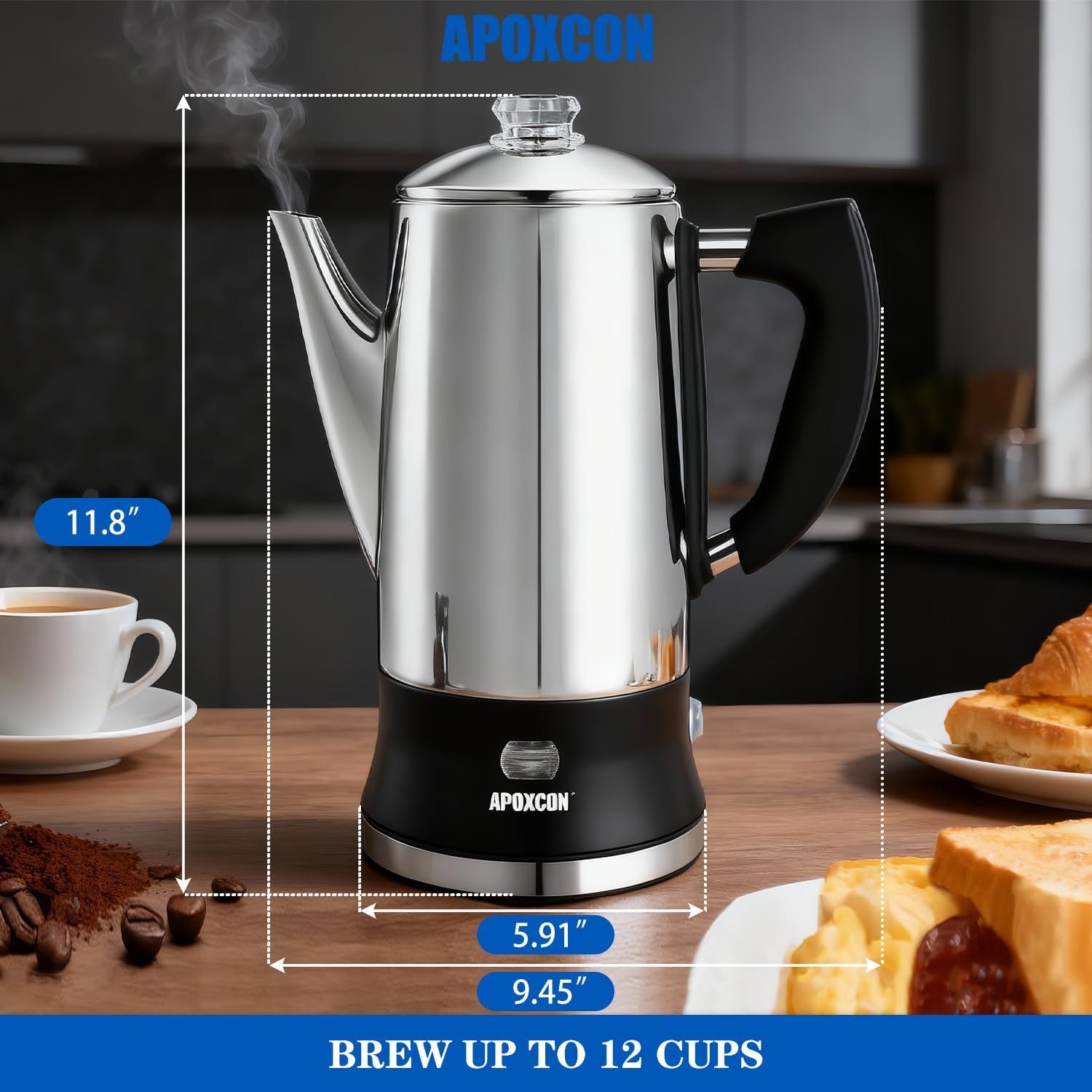 apoxcon stainless steel electric coffee percolator 12 cup with glass knob automatic keep warm and cordless serve 183684 01.jpg