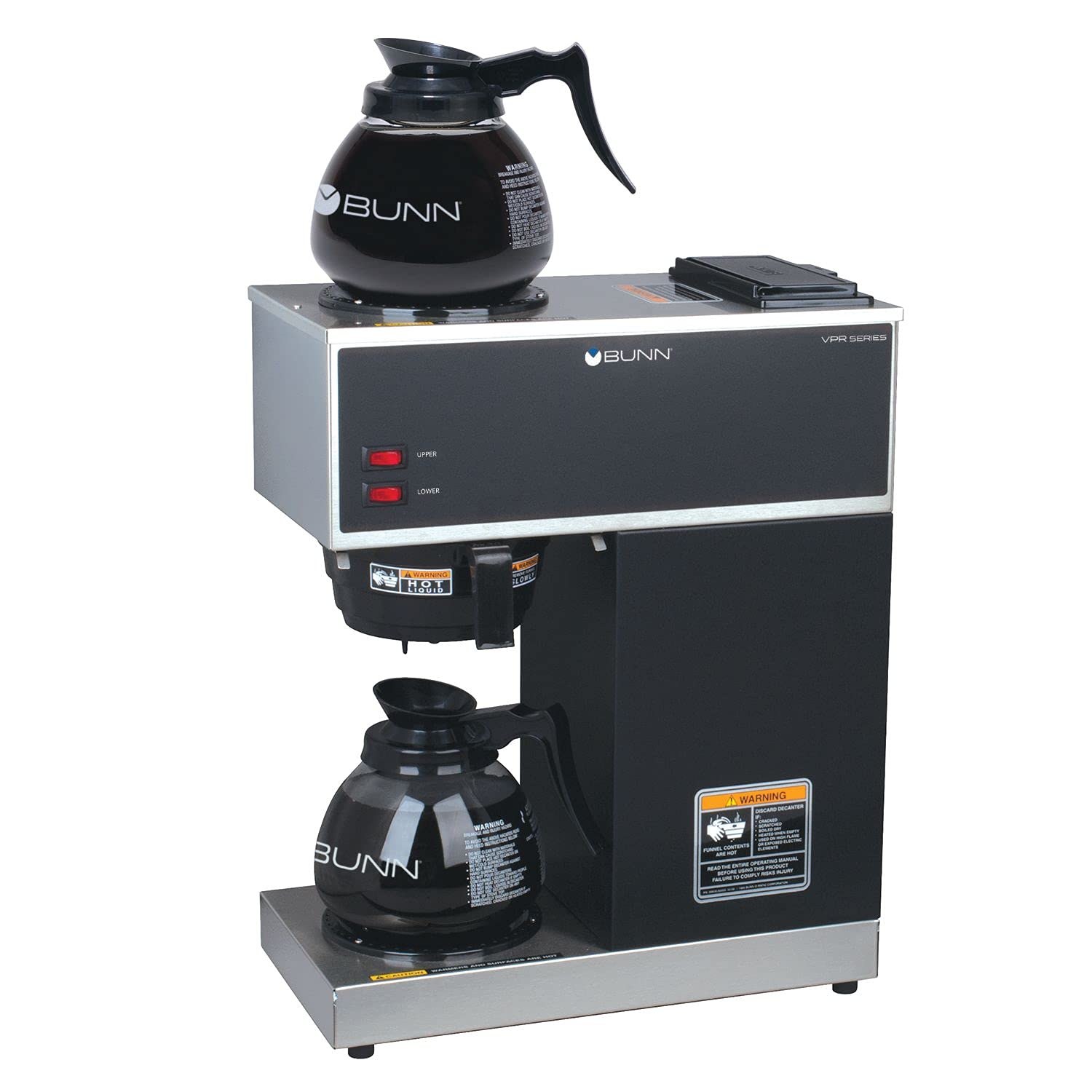 bunn vpr 2gd 33200 0015 12 cup pourover commercial coffee brewer with upper and lower warmers and two glass decanters b71b10 00.jpg