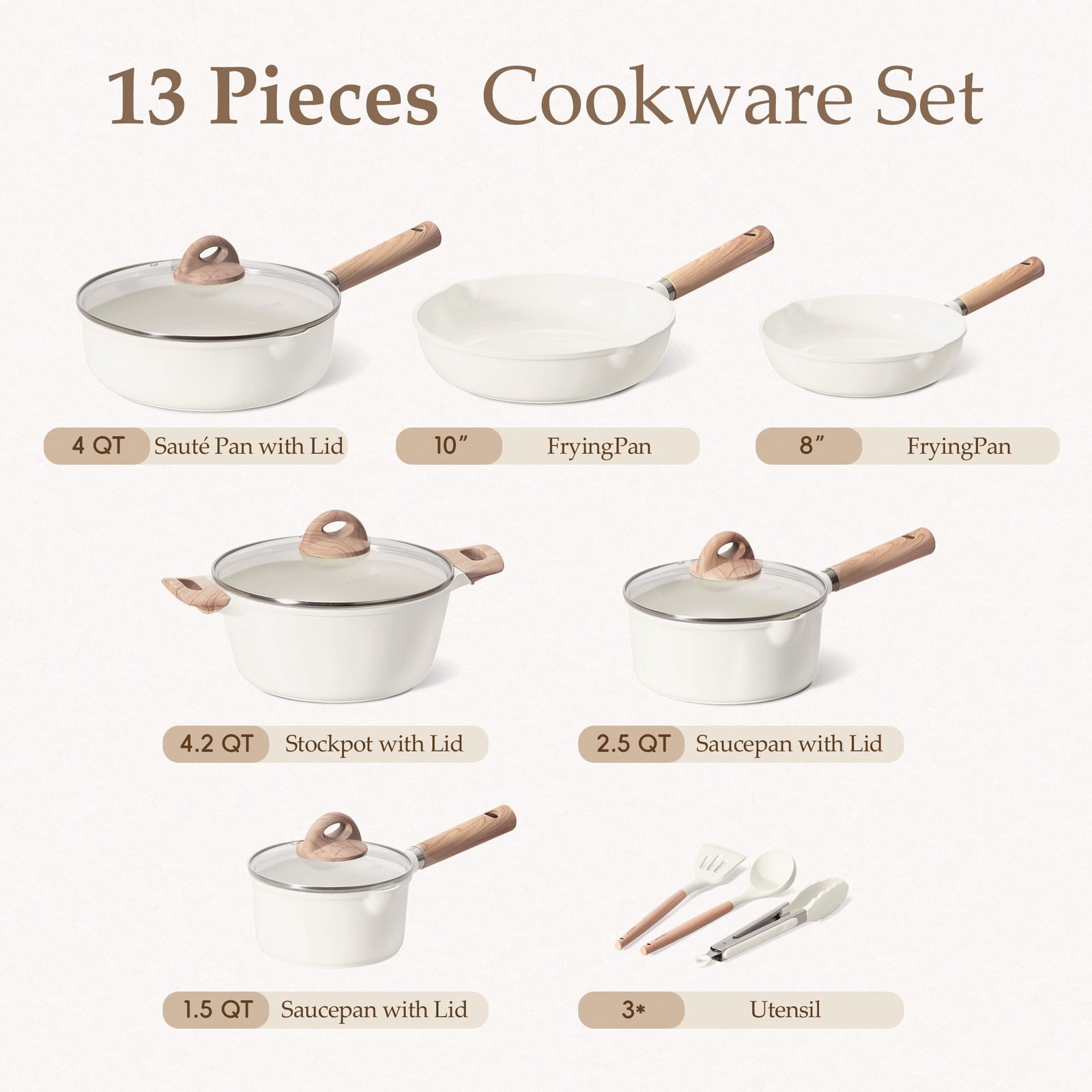 carote 13 piece ceramic nonstick cookware set white granite 1b2098 01.jpg