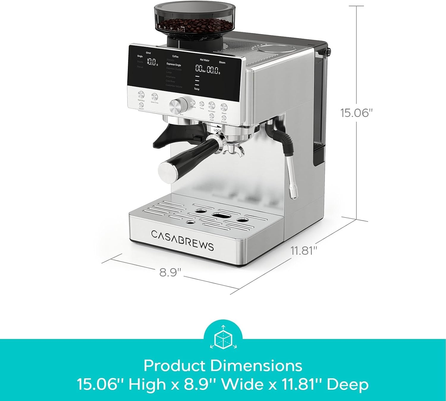 casabrews marenza espresso machine with built in grinder and steam wand 871d51 01.jpg