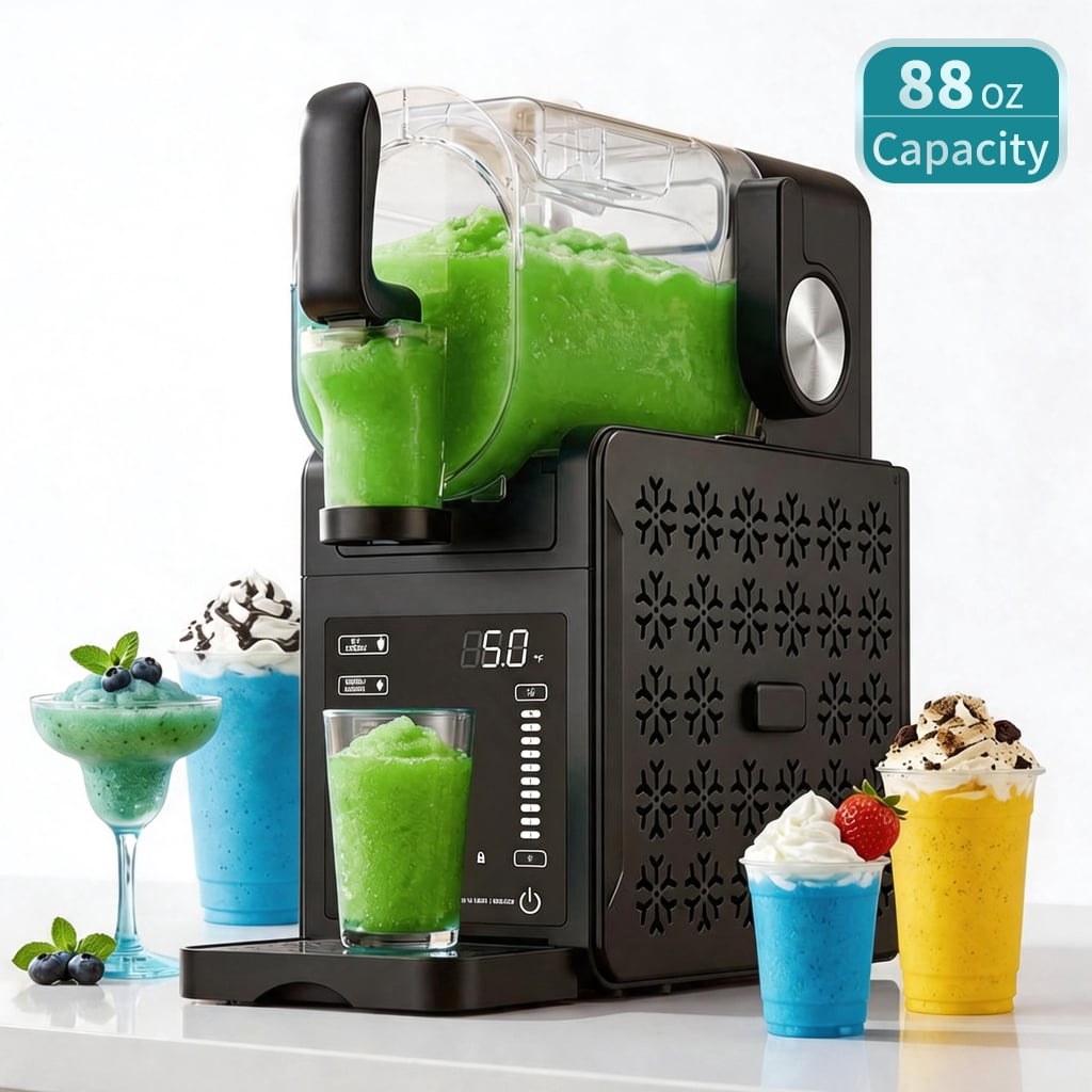 comhoma slush machine 88 oz with compressor and 5 preset modes black 7a2c32 00.jpg