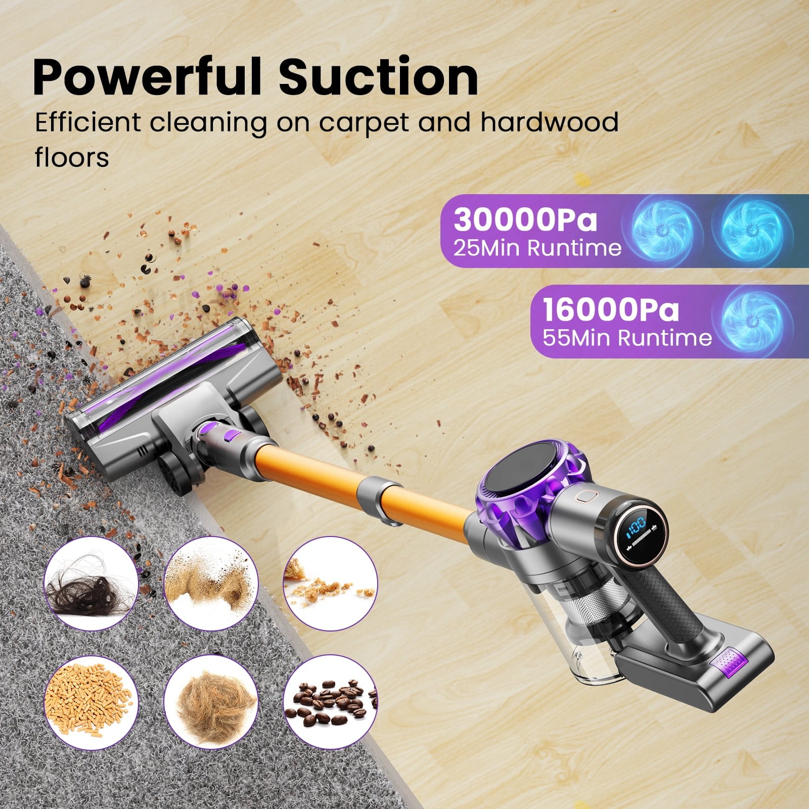 cordless stick vacuum cleaner 35kpa with led display free standing for pet hair carpet and hard floor 665d1a 01.jpg cordless stick vacuum cleaner 35kpa with led display free standing for pet hair carpet and hard floor 665d1a 01.jpg