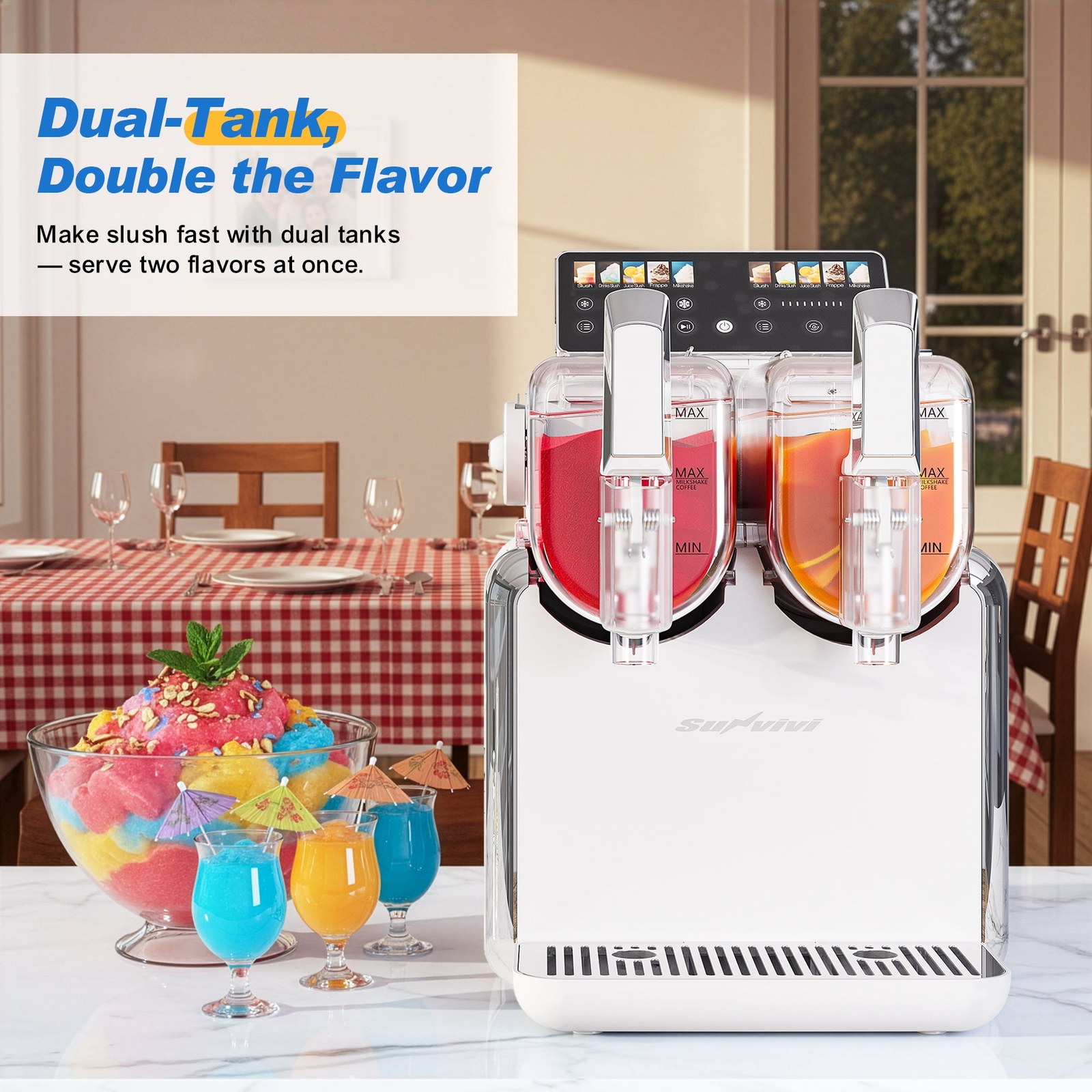 cozy home dual tank slushie machine 169oz drink maker with quick chill 5 modes and self cleaning keeps drinks frozen up e51fd3 03.jpg cozy home dual tank slushie machine 169oz drink maker with quick chill 5 modes and self cleaning keeps drinks frozen up e51fd3 03.jpg