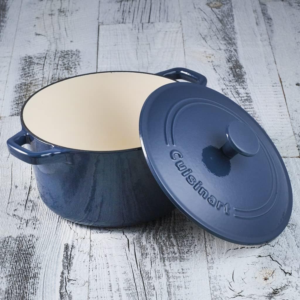 cuisinart 3 qt covered casserole enameled provencial blue 3c342b 01.jpg