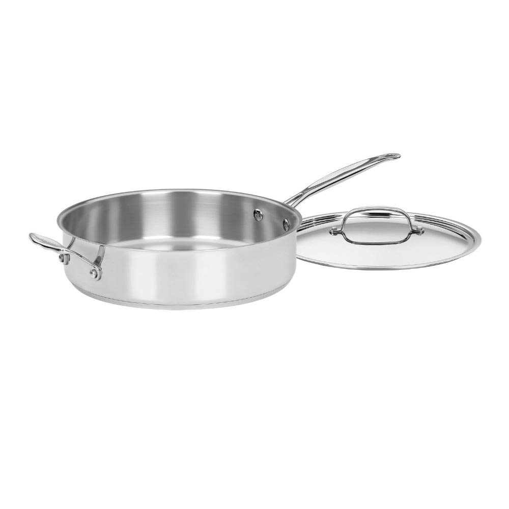 cuisinart 5 5 quart stainless steel saute pan with lid cool grip handles induction and oven safe 88d29f 01.jpg