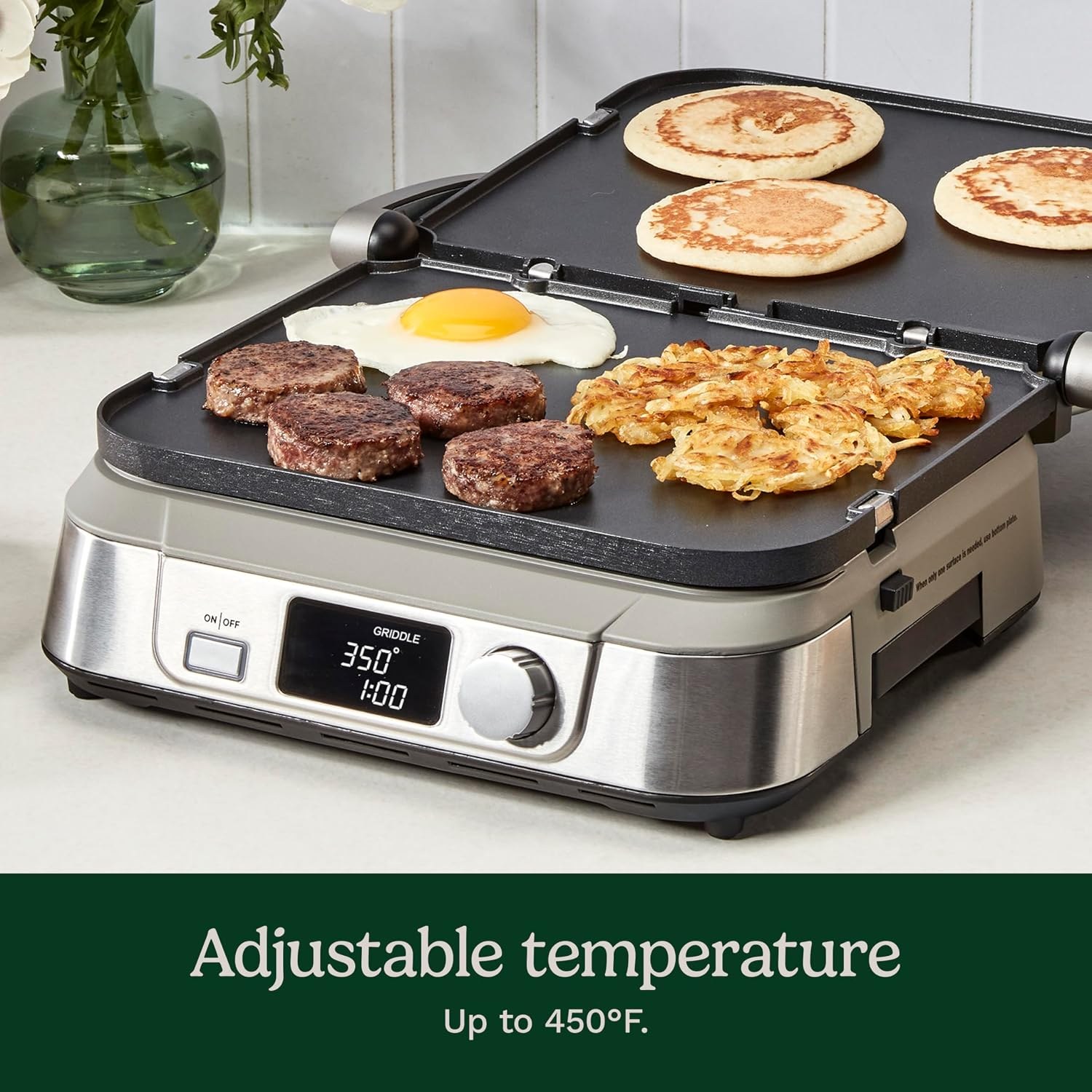 cuisinart griddler five gr 5nas 5 in 1 electric countertop grill and panini press with lcd display sear function 23bb3c 01.jpg