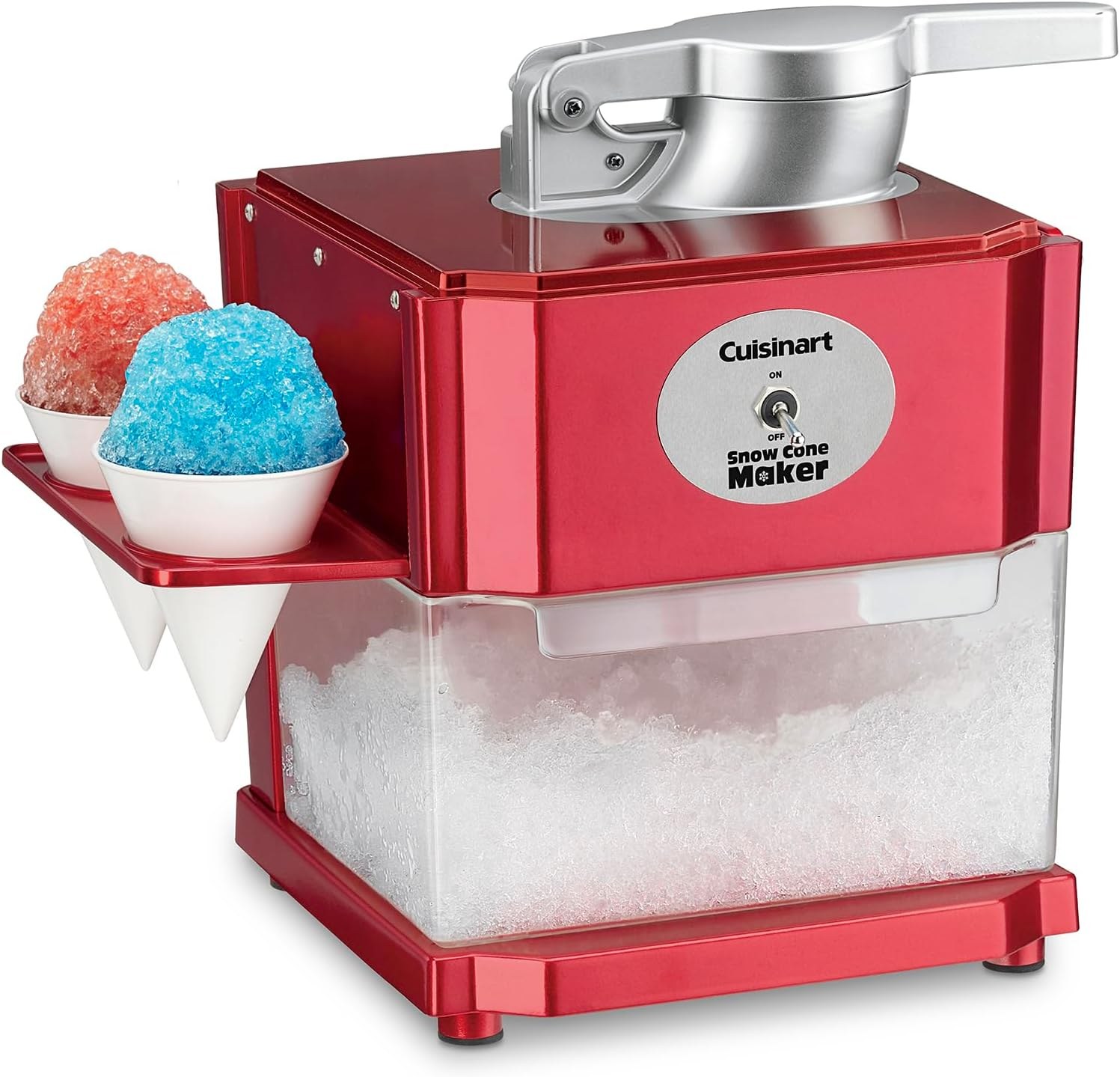 cuisinart snow cone machine with 90w motor interlock safety and 4 reusable cones 0ee840 00.jpg