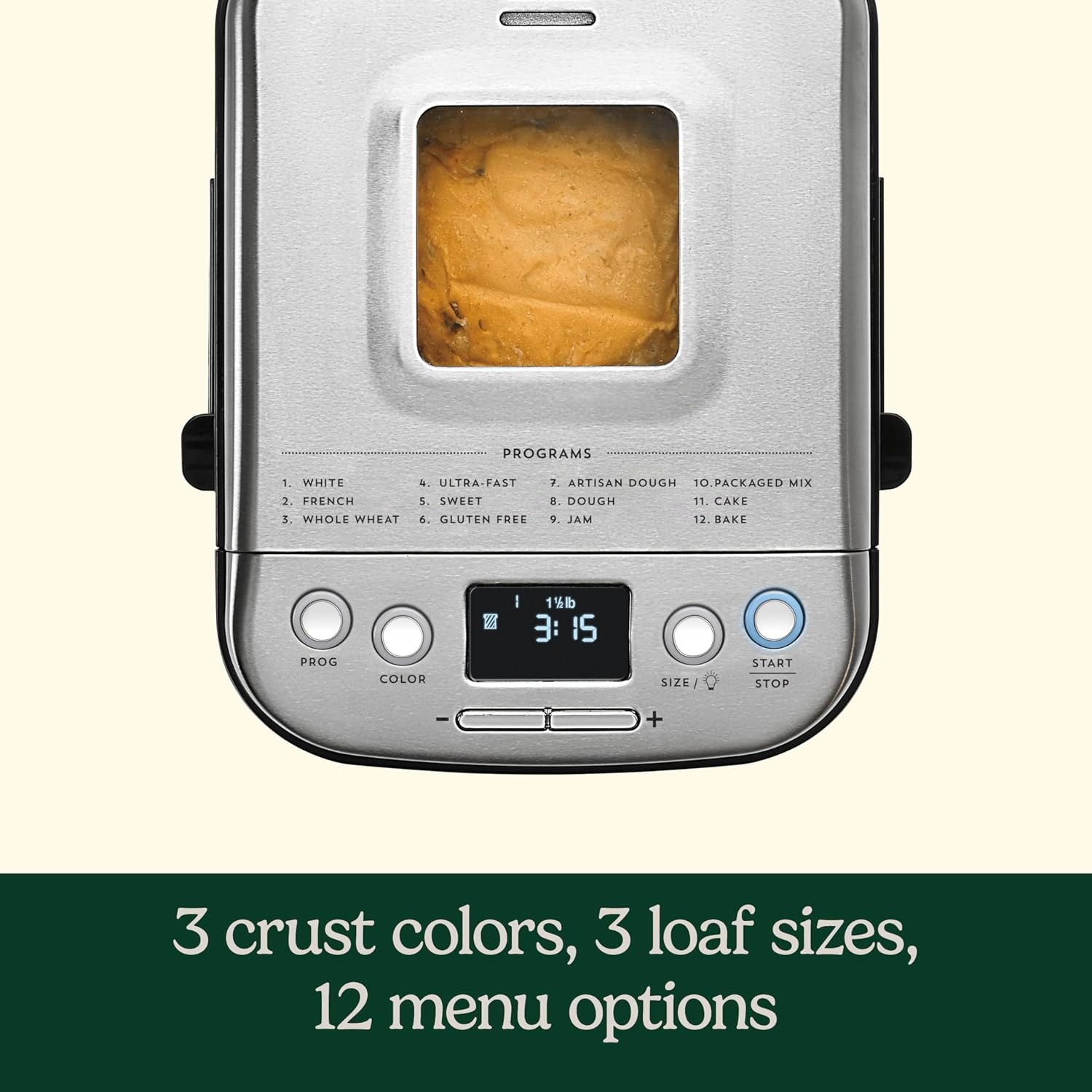 cuisinart stainless steel bread maker machine with 12 programs up to 2 lbs 68b854 01.jpg