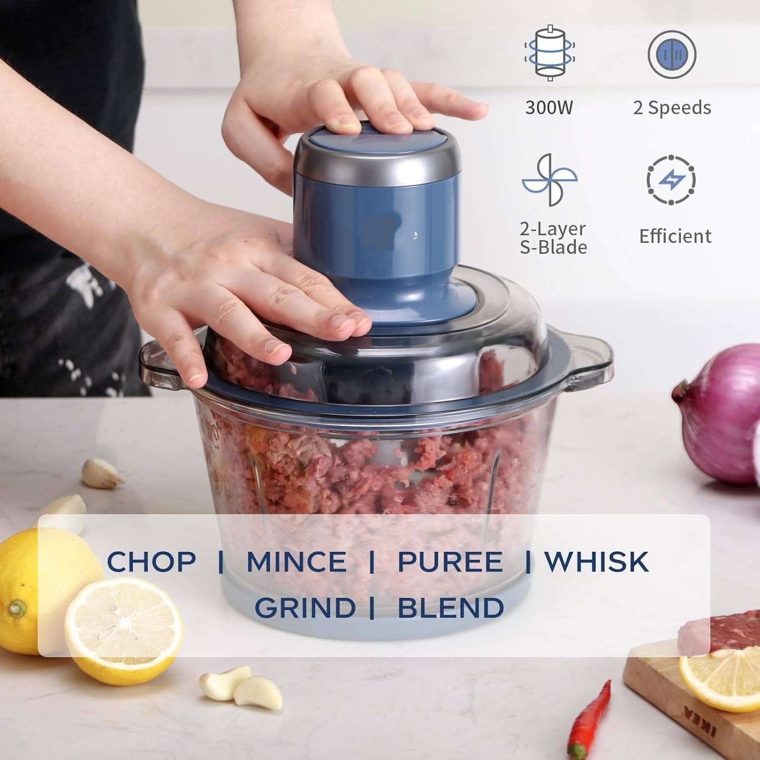 electric food processor with 7 cup 1 7l glass bowl 4 bi level blades 300w blue 753be4 02.jpg electric food processor with 7 cup 1 7l glass bowl 4 bi level blades 300w blue 753be4 02.jpg