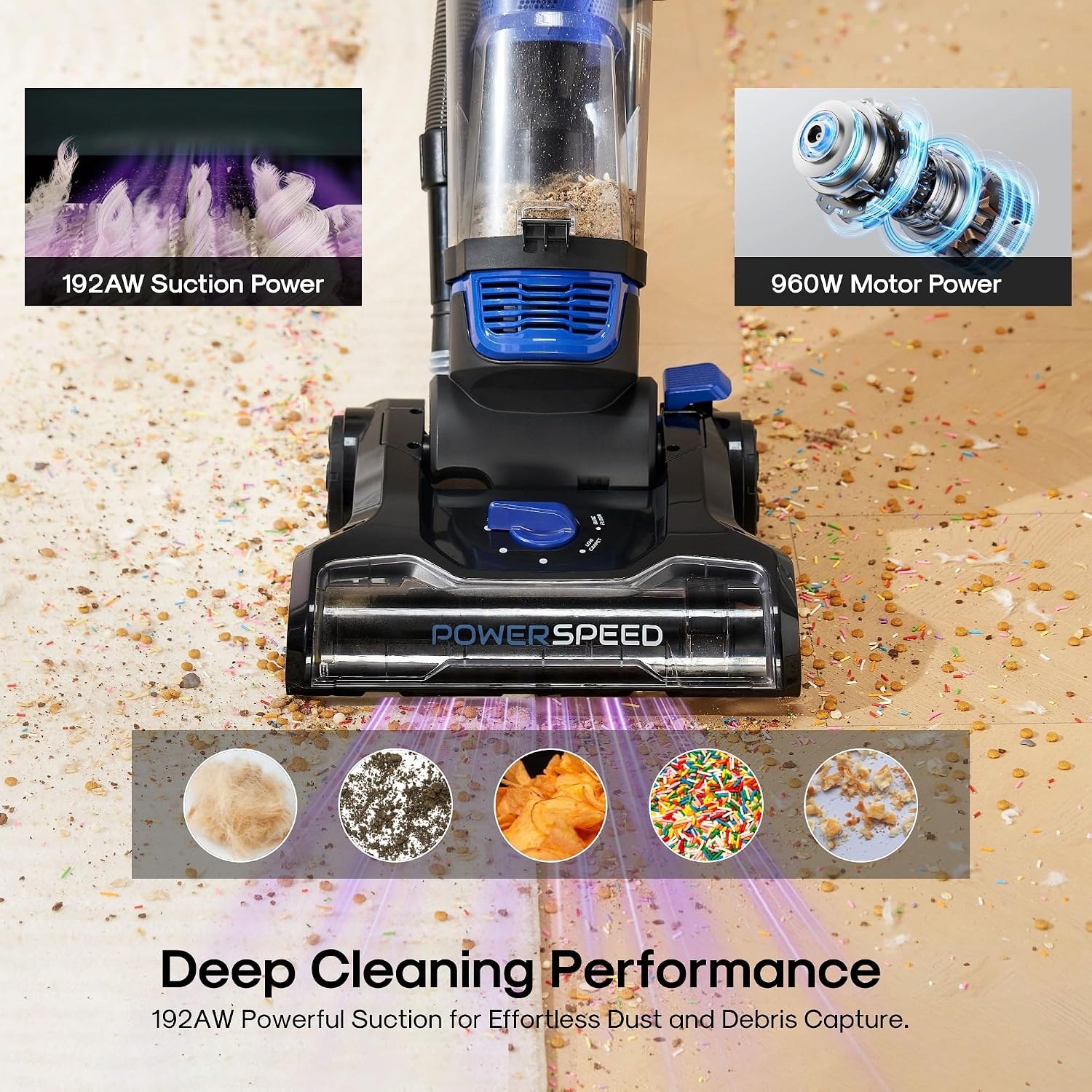 eureka powerspeed lightweight upright vacuum cleaner for carpet and hard floor blue black 76cf87 01.jpg