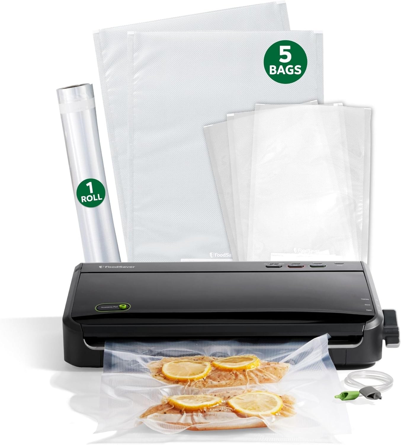 foodsaver vacuum sealer machine with automatic bag detection sealer bags and roll black 750734 00.jpg