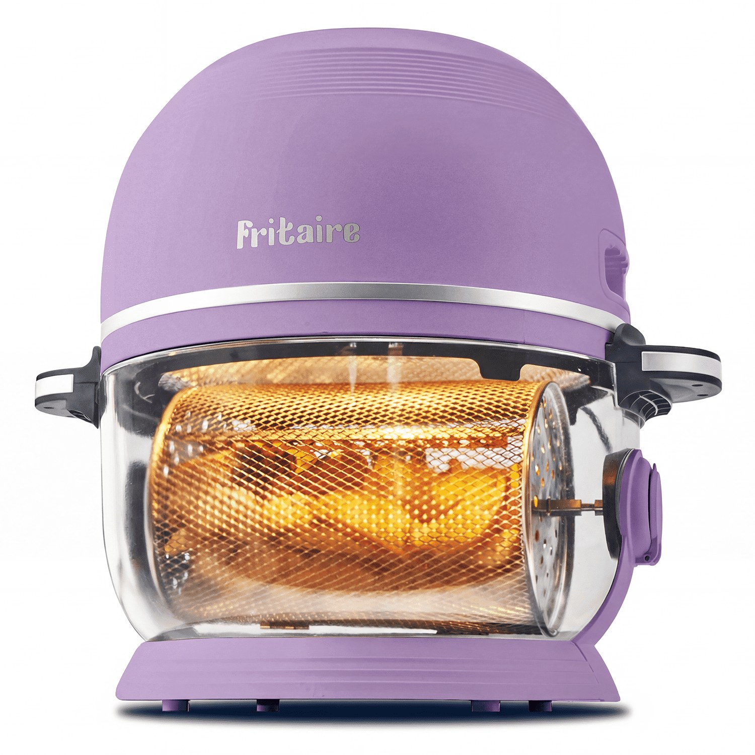 fritaire self cleaning glass bowl air fryer 5 qt with rotisserie and tumbler 6 functions bpa free lavender 987929 00.jpg