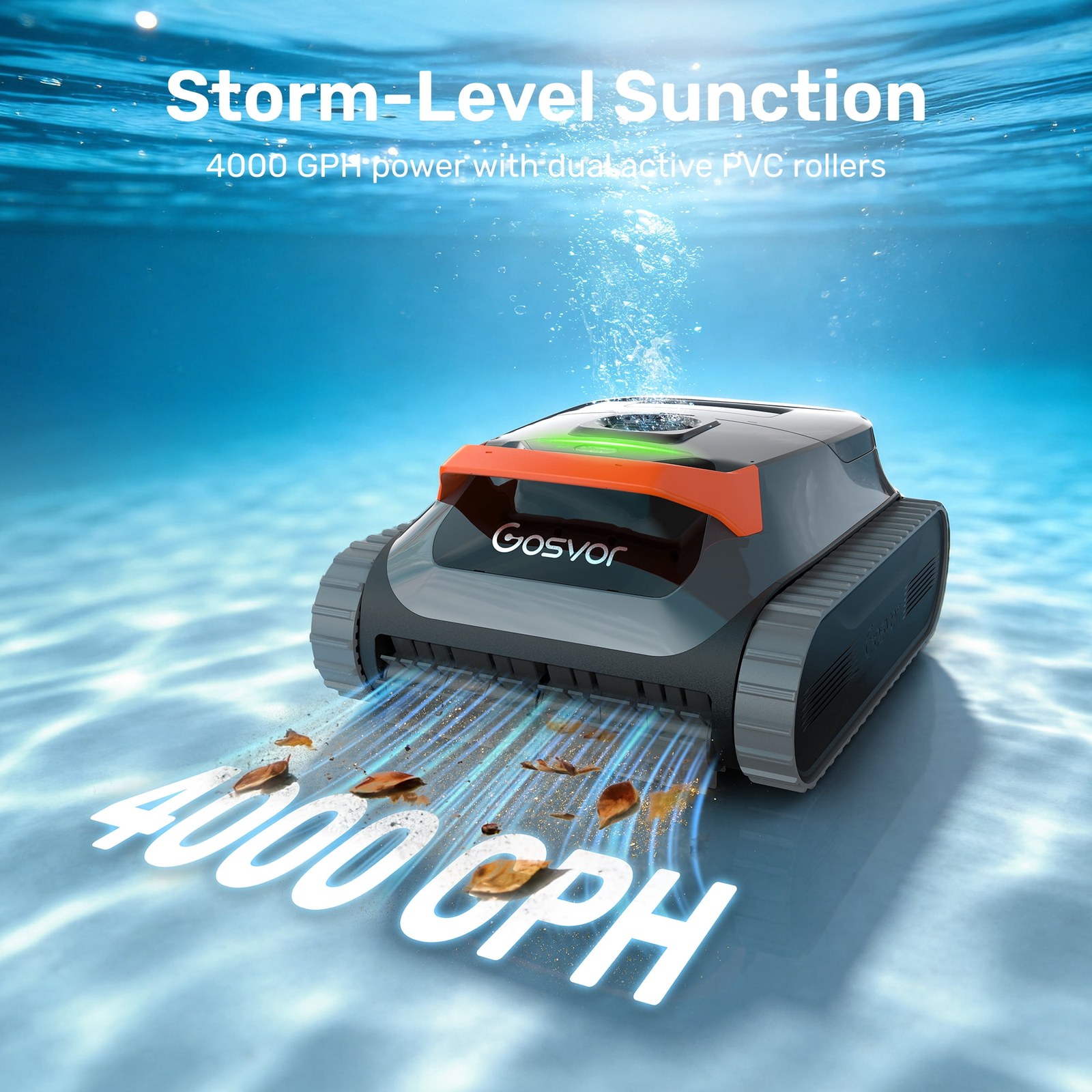 gosvor e1 g robotic pool cleaner for inground above ground pools up to 2 150 sq ft 200 min runtime floor wall waterline 5de8e1 01.jpg