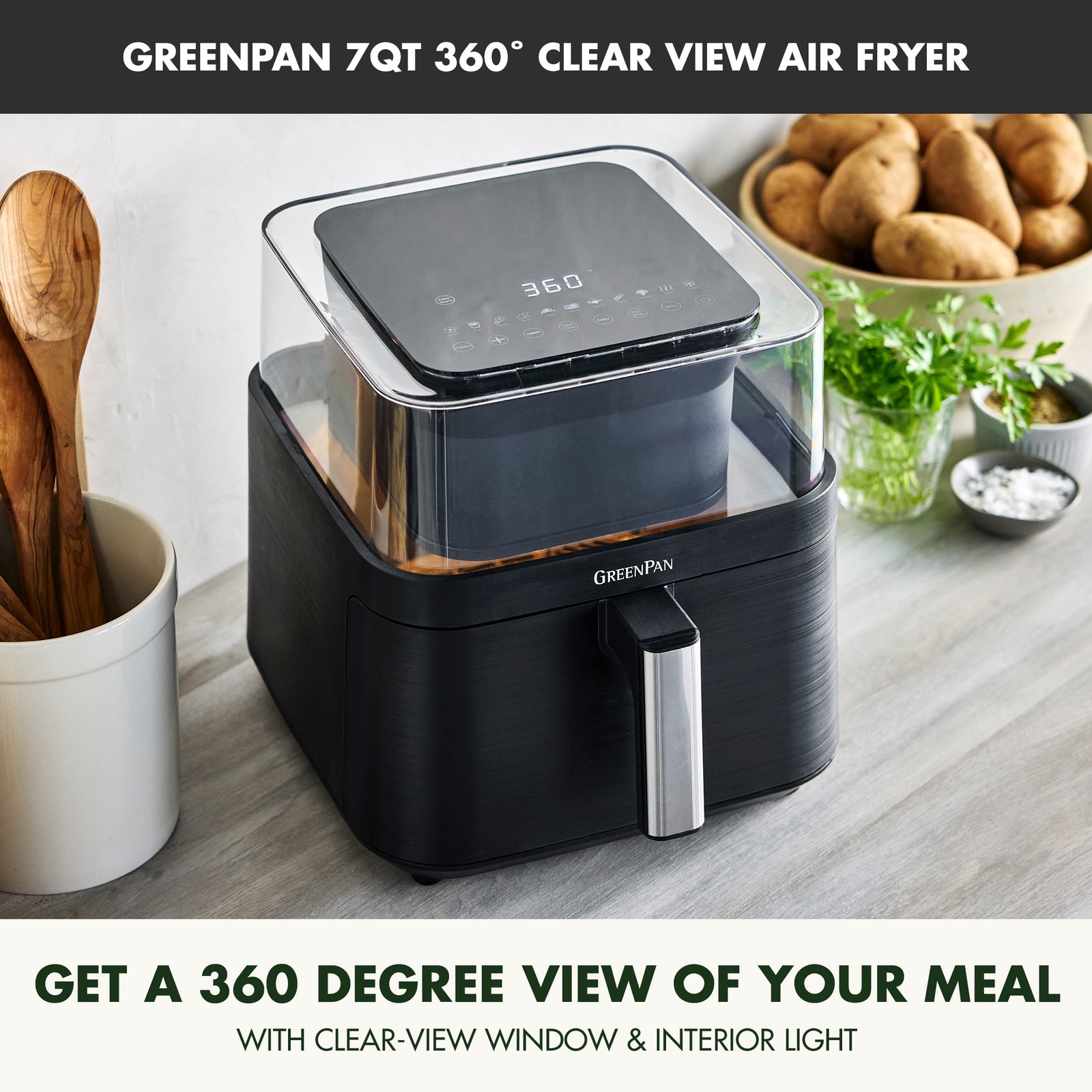 greenpan bistro xl 7 quart 360 clear view nonstick air fryer with 13 presets black 345553 01.jpg
