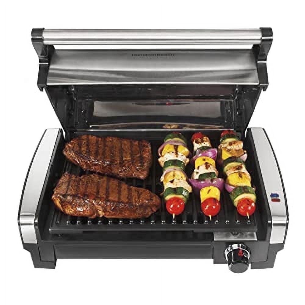 hamilton beach electric indoor searing grill adjustable temperature to 450f removable nonstick grate 118 sq in surface e6292a 00.jpg