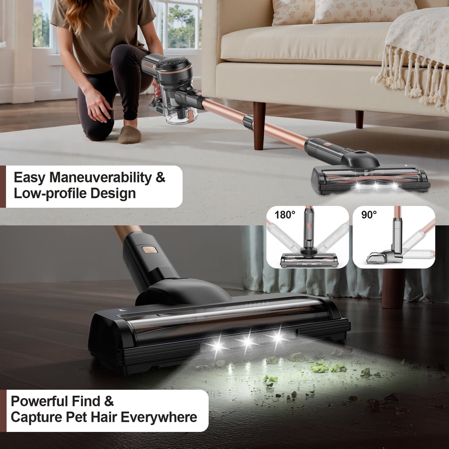inse s7p gold 6 in 1 cordless stick vacuum 32kpa brushless motor lightweight for hard floors carpet and pet hair 4d440a 03.jpg inse s7p gold 6 in 1 cordless stick vacuum 32kpa brushless motor lightweight for hard floors carpet and pet hair 4d440a 03.jpg