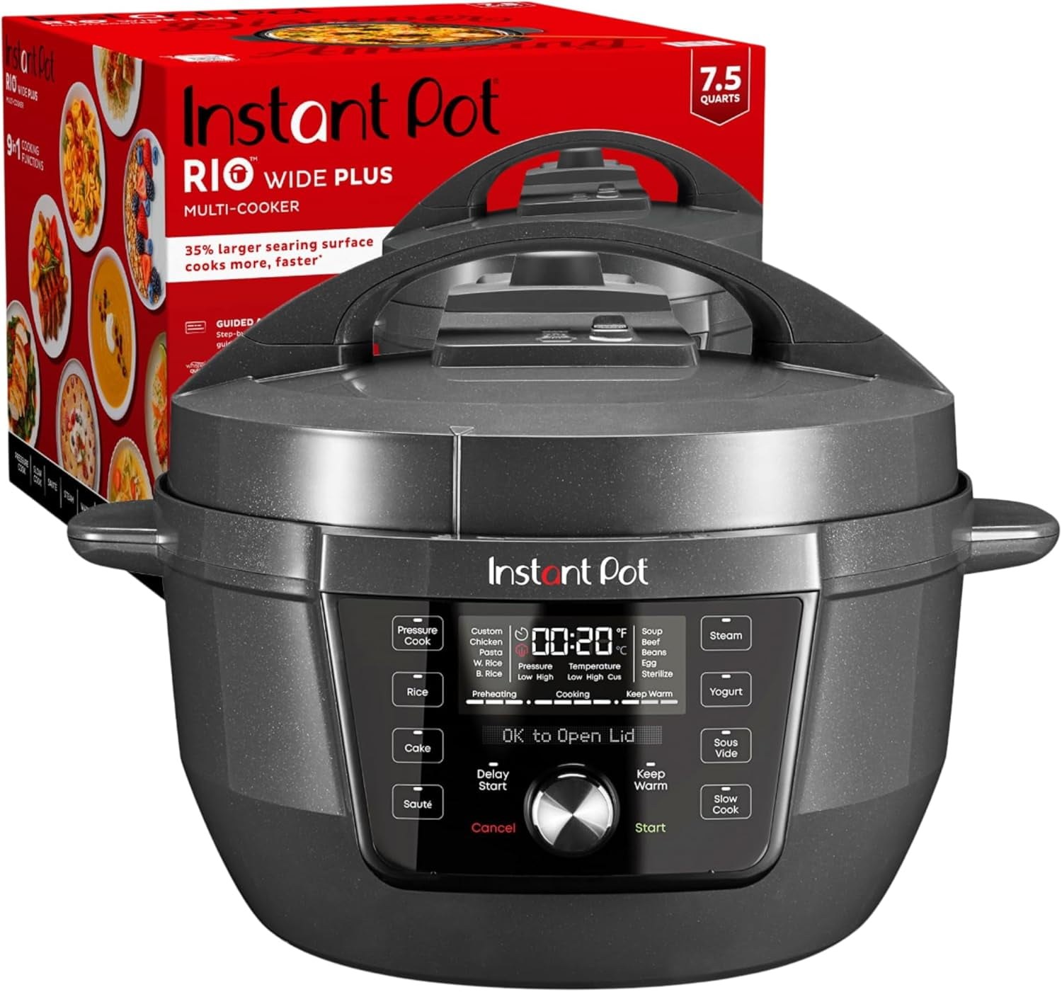 instant pot rio wide plus 9 in 1 electric multi cooker 7 5 quarts 35 larger cooking surface whisperquiet steam release cb012c 00.jpg