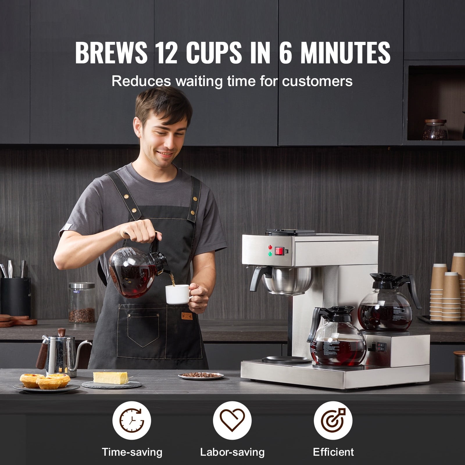 kffkff 12 cup commercial coffee brewer stainless steel with 3 glass jugs and 3 heating pads manual water input f95331 01.jpg