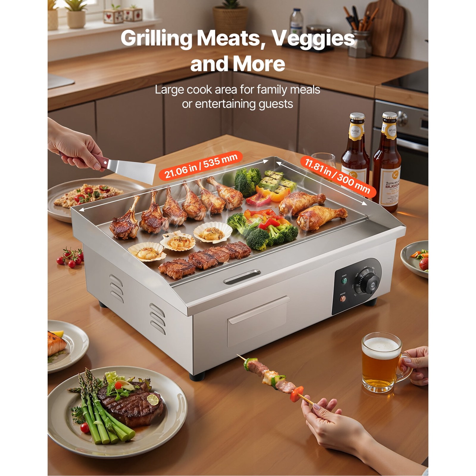 kffkff commercial electric griddle 21 x 11 8 inch 1750w stainless steel flat top grill with adjustable temperature 122 a262b1 01.jpg