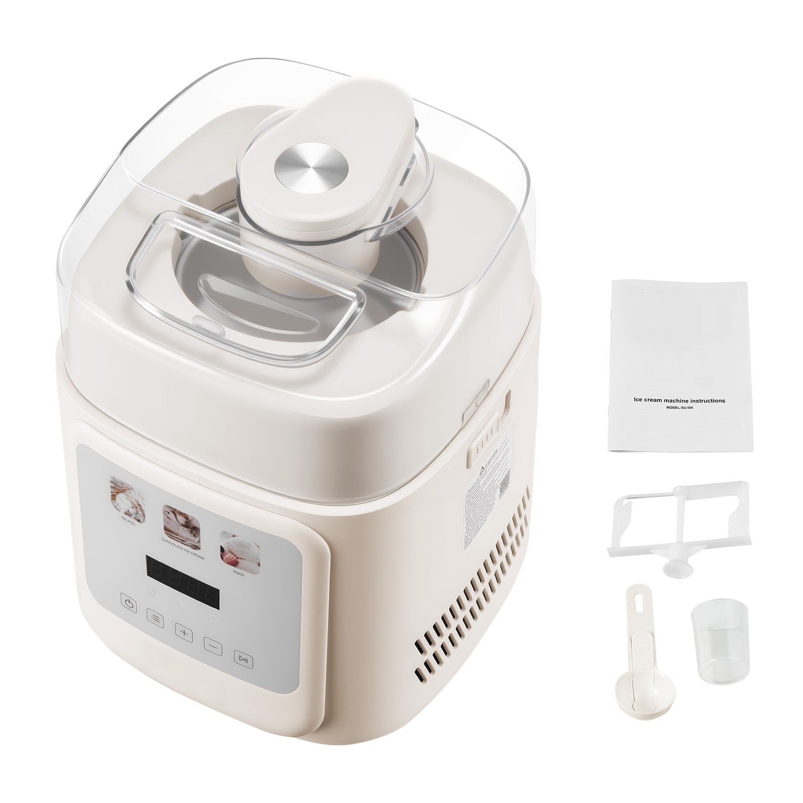 kffkff upright automatic ice cream maker with built in compressor 1 quart 4 modes for gelato frozen yogurt and sorbet 4fb1f1 00.jpg