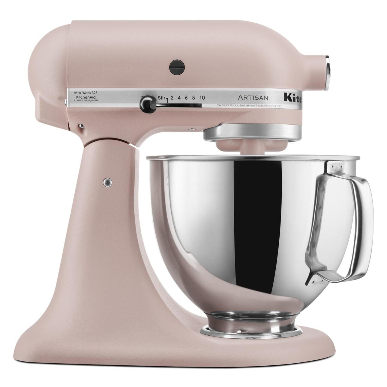 kitchenaid artisan series 5 quart tilt head stand mixer ksm150ps feather pink 376f1a 00.jpg