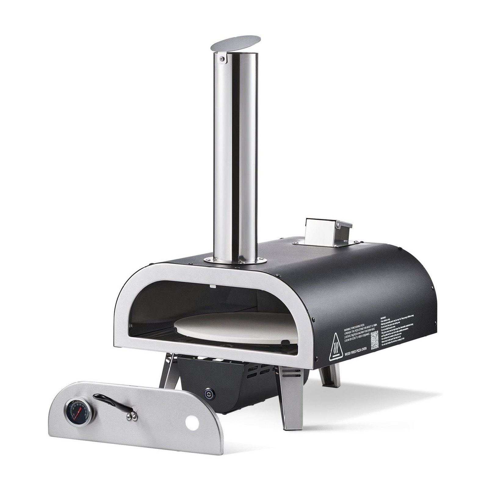 luminescence lez dual fuel 12 outdoor pizza oven wood fired propane with thermometer electric rotation 778282 00.jpg