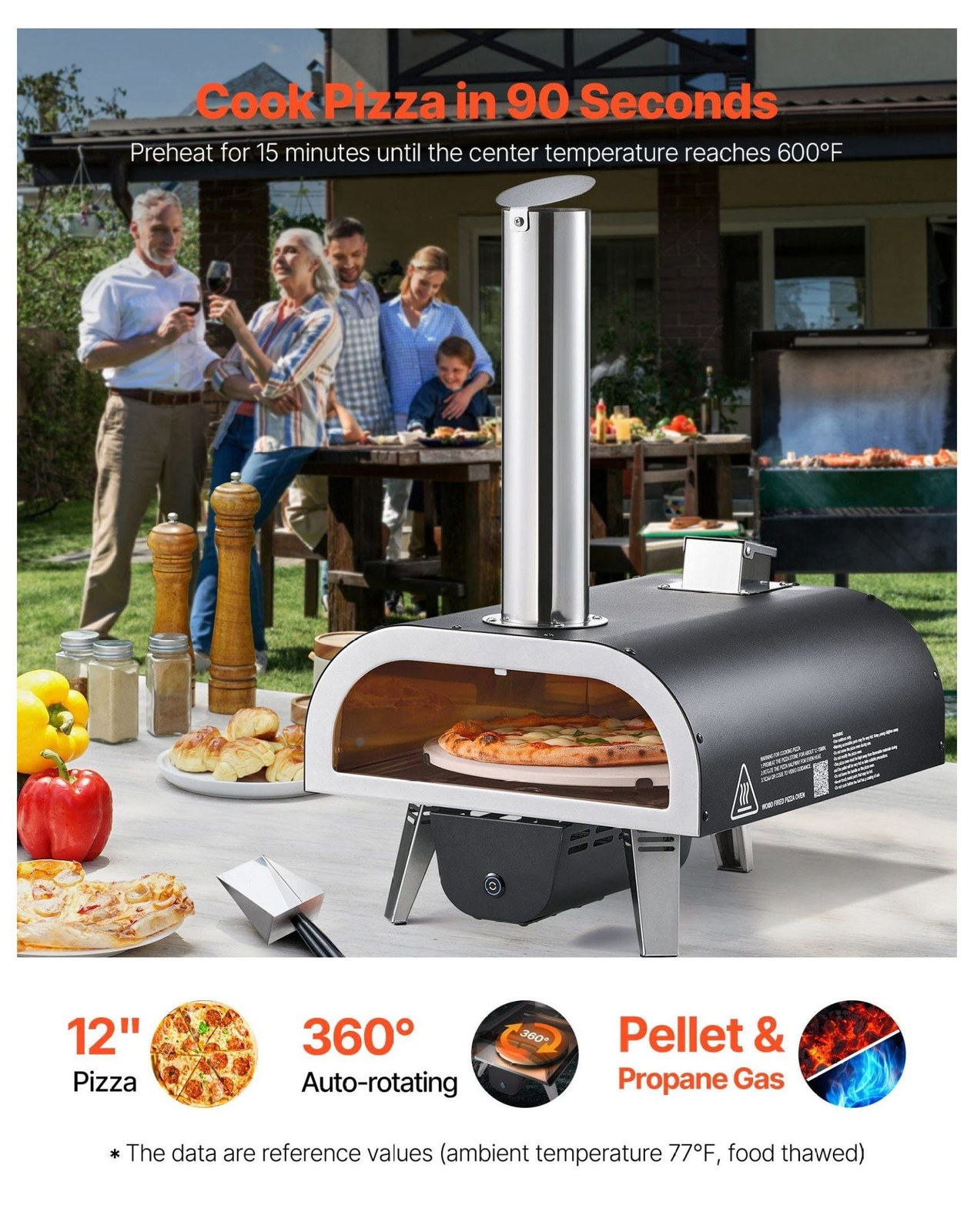 luminescence lez dual fuel 12 outdoor pizza oven wood fired propane with thermometer electric rotation 778282 01.jpg