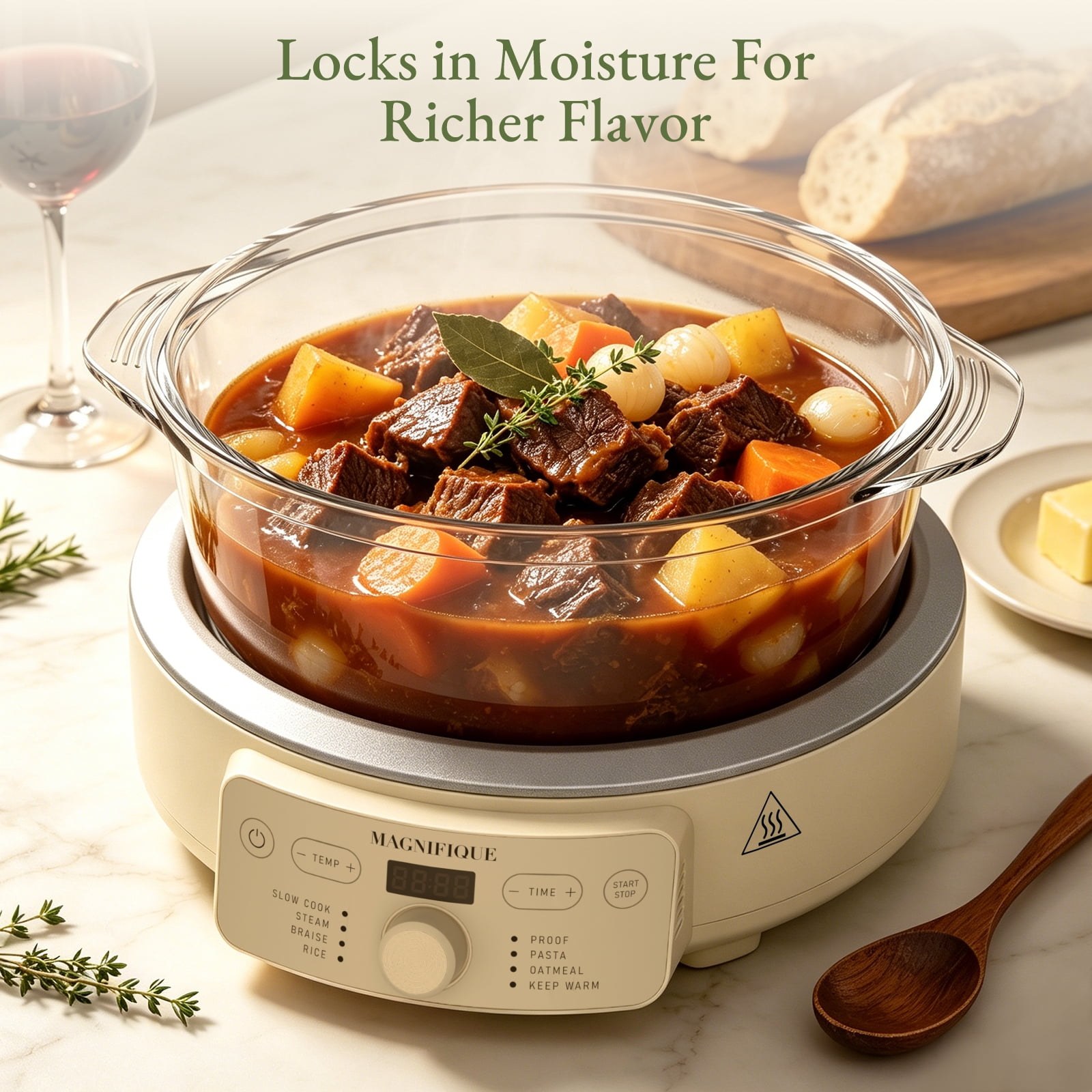 magnifique 4 5 quart programmable glass claypot slow cooker with removable glass pot cream white d669b4 05.jpg magnifique 4 5 quart programmable glass claypot slow cooker with removable glass pot cream white d669b4 05.jpg