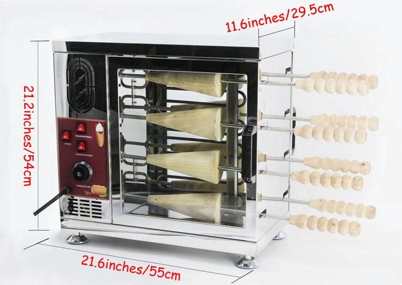 maisutseb commercial electric ice cream cone cake roll maker oven machine with 16pcs roll mold 110v 5c887f 01.jpg