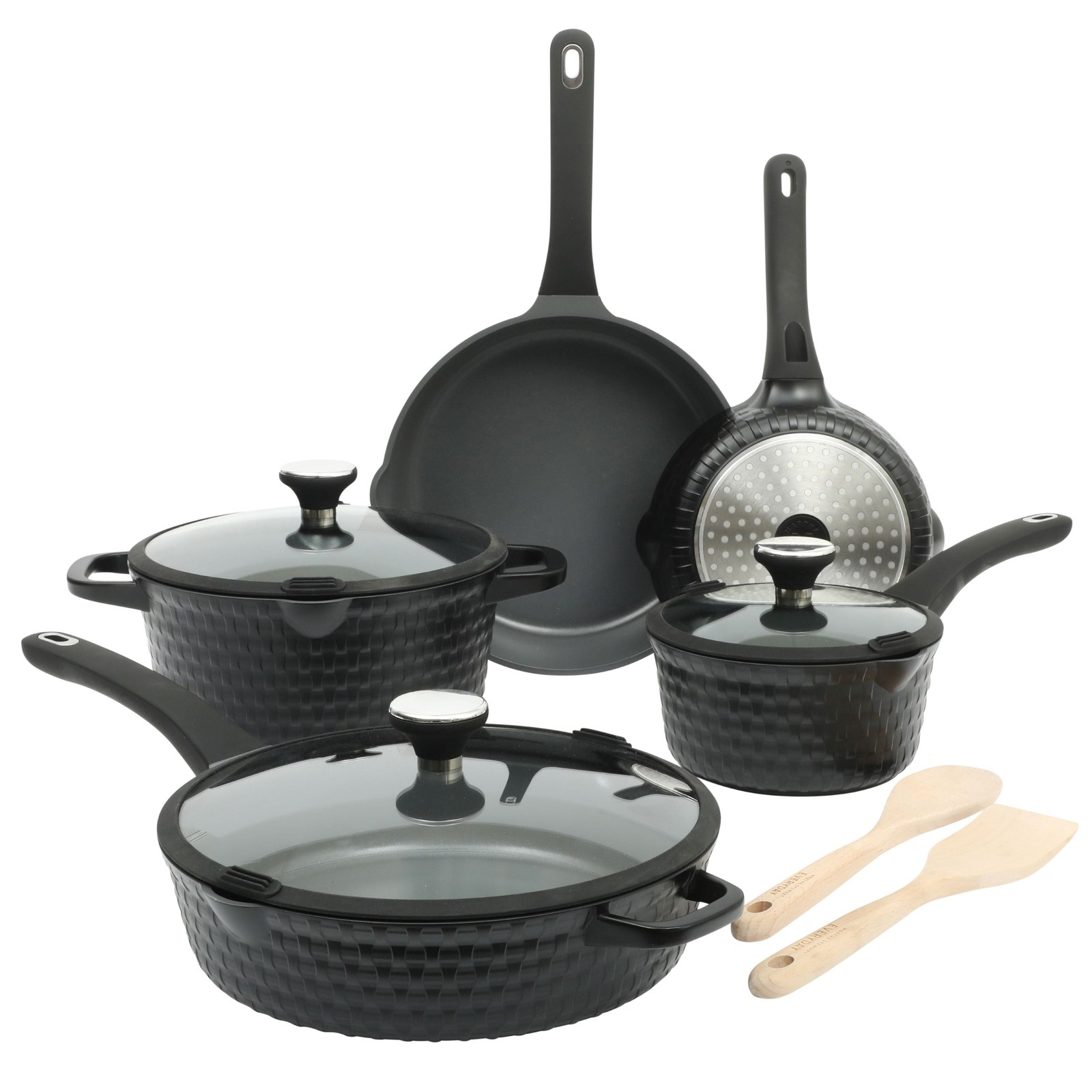 martha stewart 10pc aluminum cookware set black basket weave 569831 00.jpg