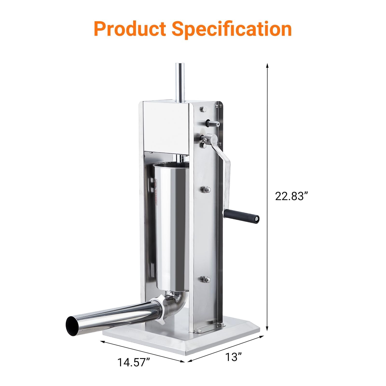 nobrand 22lbs 10l manual sausage stuffer heavy duty stainless steel dual speed meat filler with 5 stuffing tubes 05d5e6 01.jpg