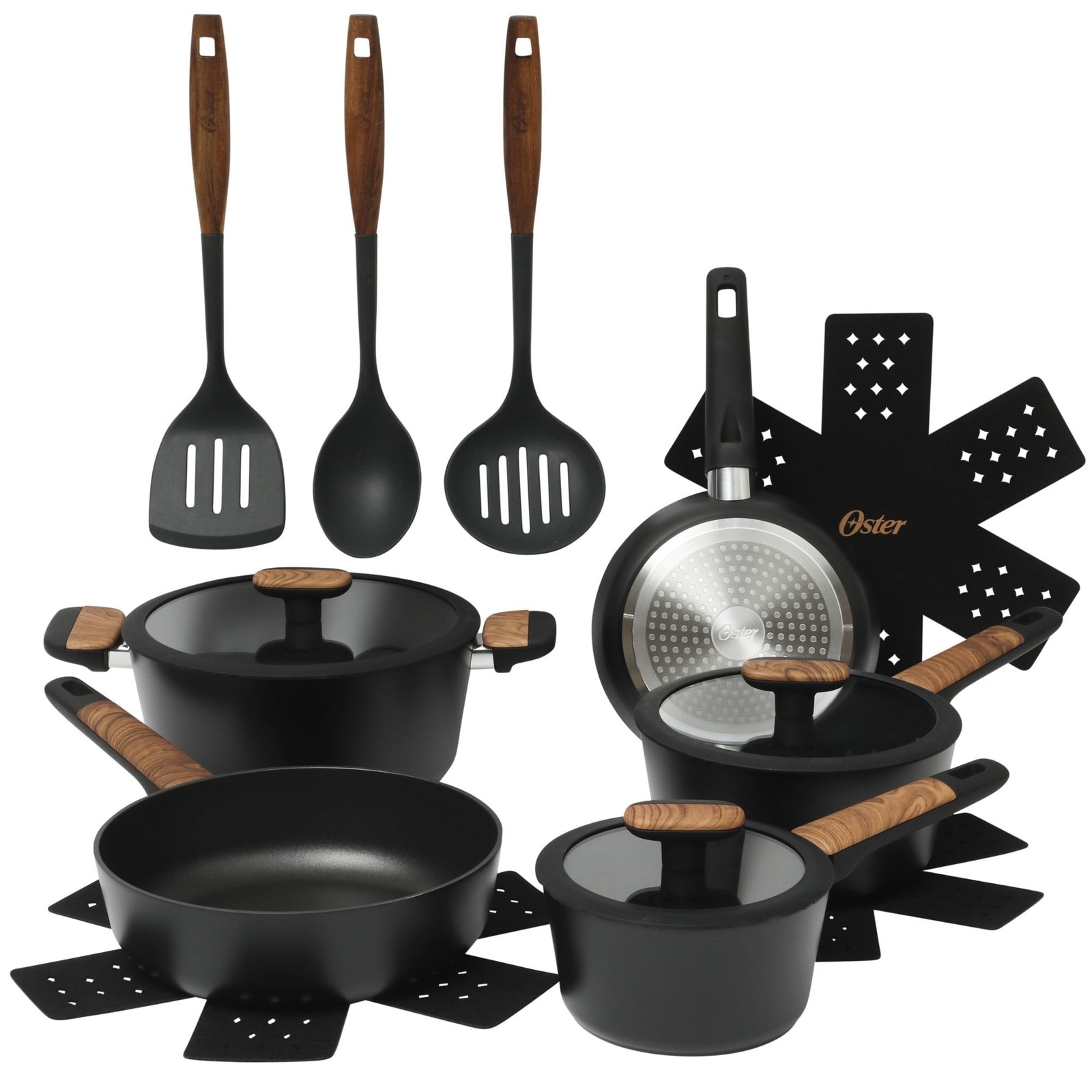 oster platinum oxburg 14 piece forged aluminum ceramic nonstick cookware set pfa free black with wood handles 12a097 00.jpg oster platinum oxburg 14 piece forged aluminum ceramic nonstick cookware set pfa free black with wood handles 12a097 00.jpg