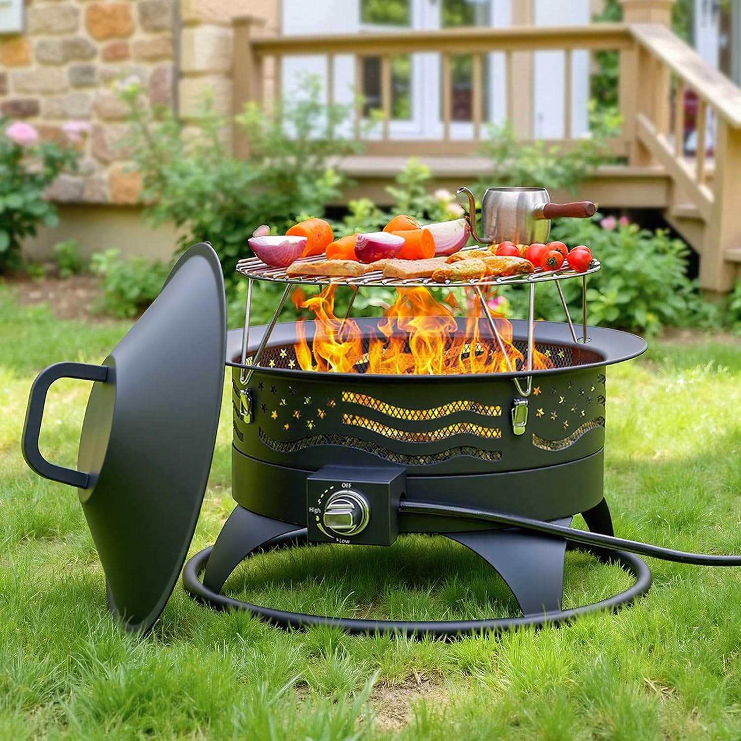 panovue 24 inch portable propane fire pit with grill and adjustable flame dedd9c 00.jpg