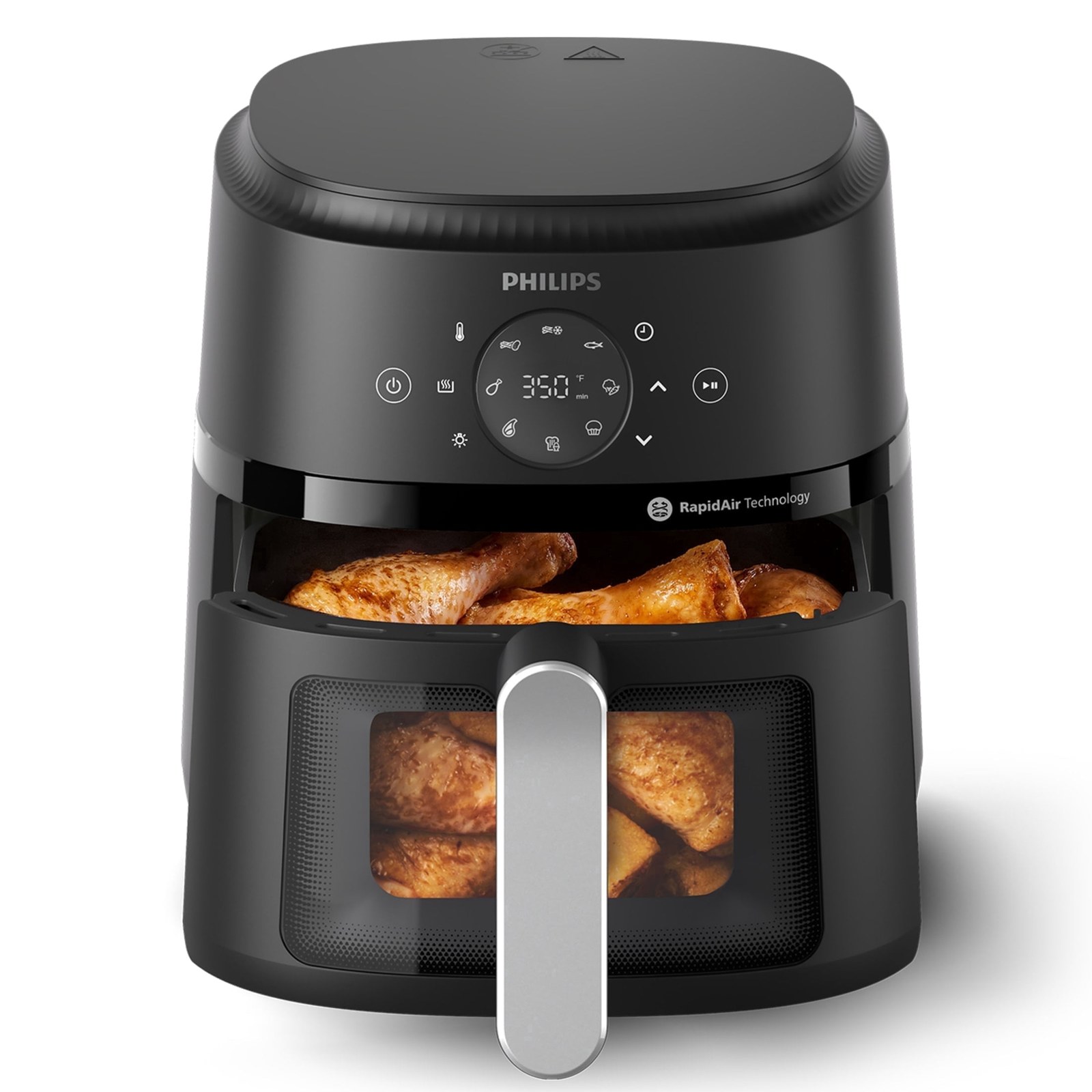 philips 2000 series airfryer with window 4 4 qt 4 2l black with silver handle 98f23f 00.jpg