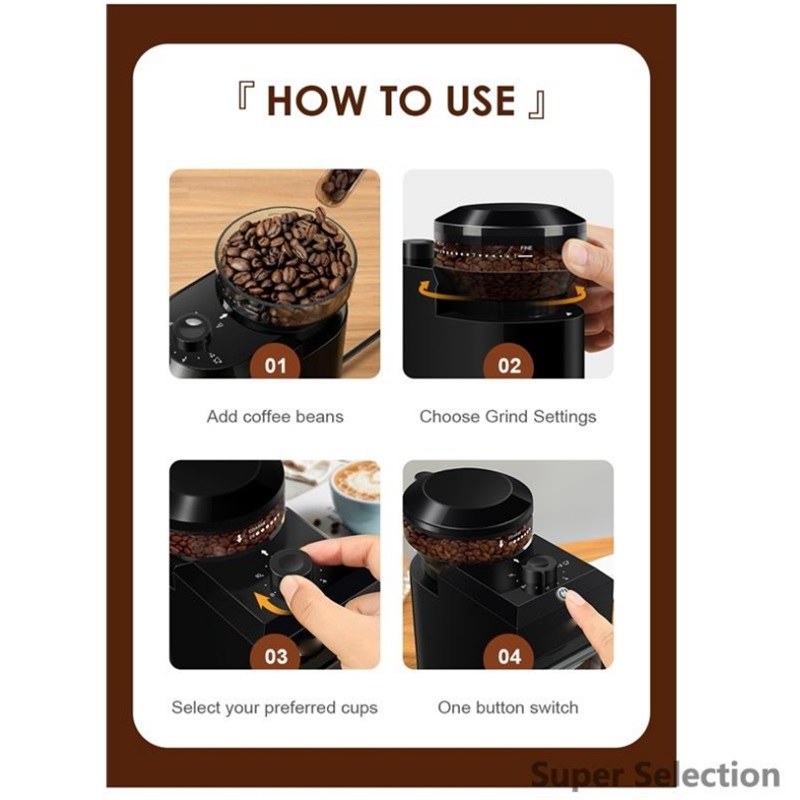 s road electric burr coffee grinder with 28 grind settings 12 cup capacity and cleaning brush 0a0db1 12.jpg s road electric burr coffee grinder with 28 grind settings 12 cup capacity and cleaning brush 0a0db1 12.jpg