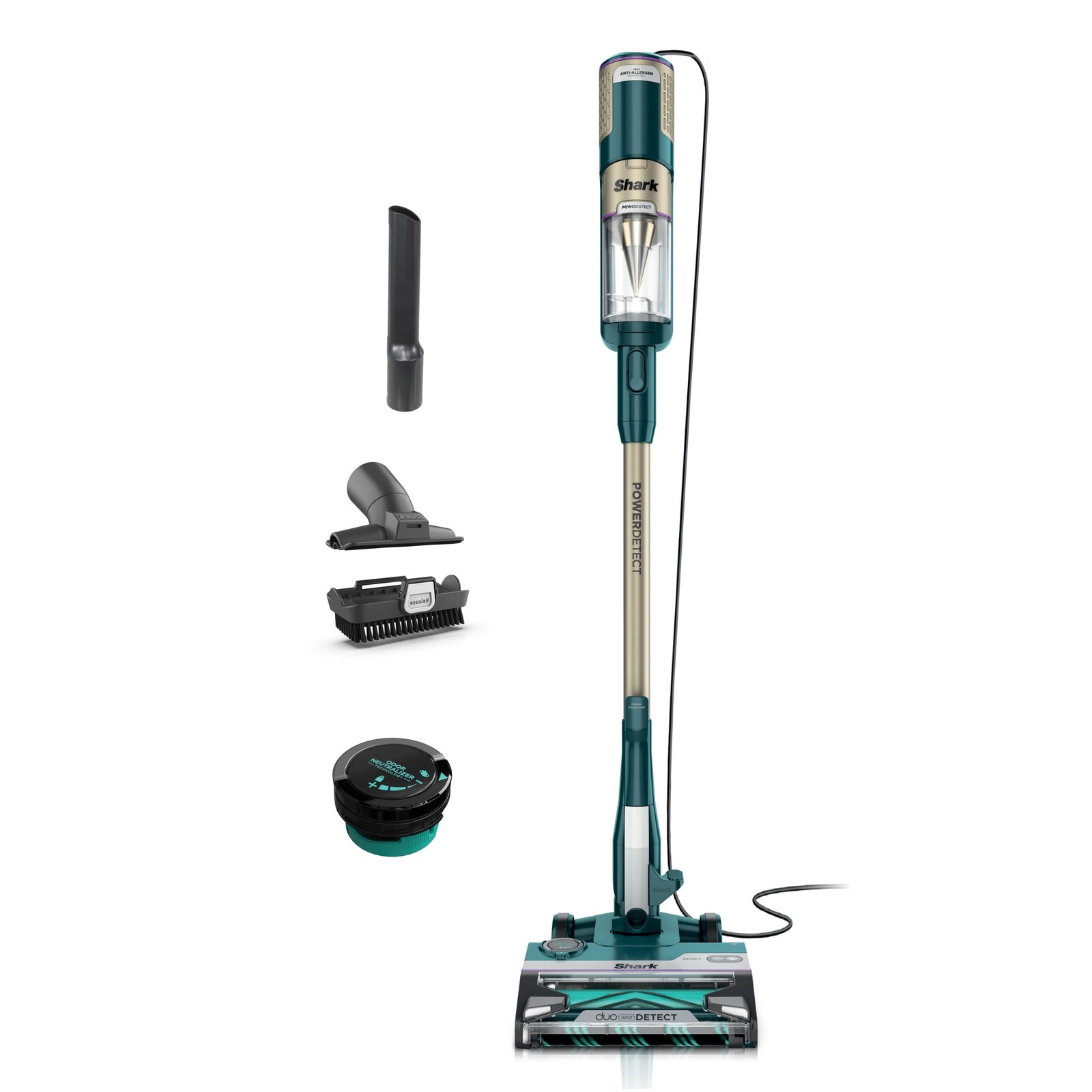 shark powerdetect corded upright vacuum hz4000 teal duoclean roller direction and floor detection removable hand vac 771a40 00.jpg