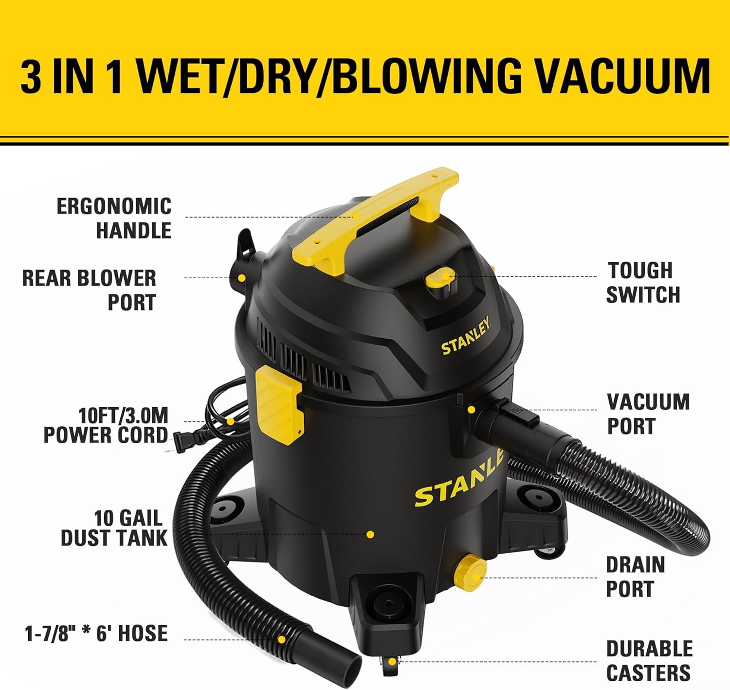 stanley 10 gallon wet dry vacuum 6 peak hp poly shop vac with blower and built in drain 466728 01.jpg