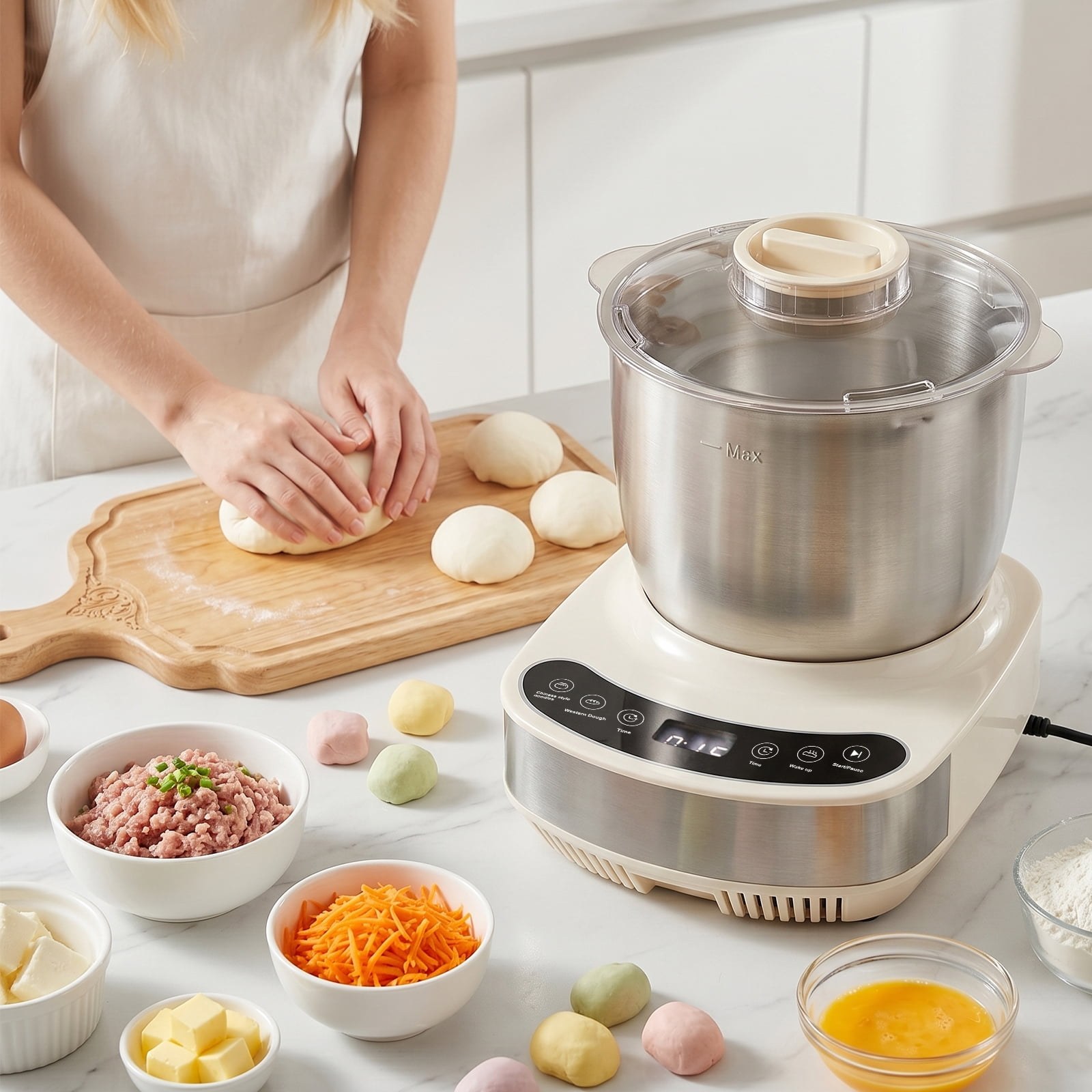 topteng 304 stainless steel electric stand mixer 7 4qt with ferment function for bread and pizza dough c25ae0 06.jpg topteng 304 stainless steel electric stand mixer 7 4qt with ferment function for bread and pizza dough c25ae0 06.jpg