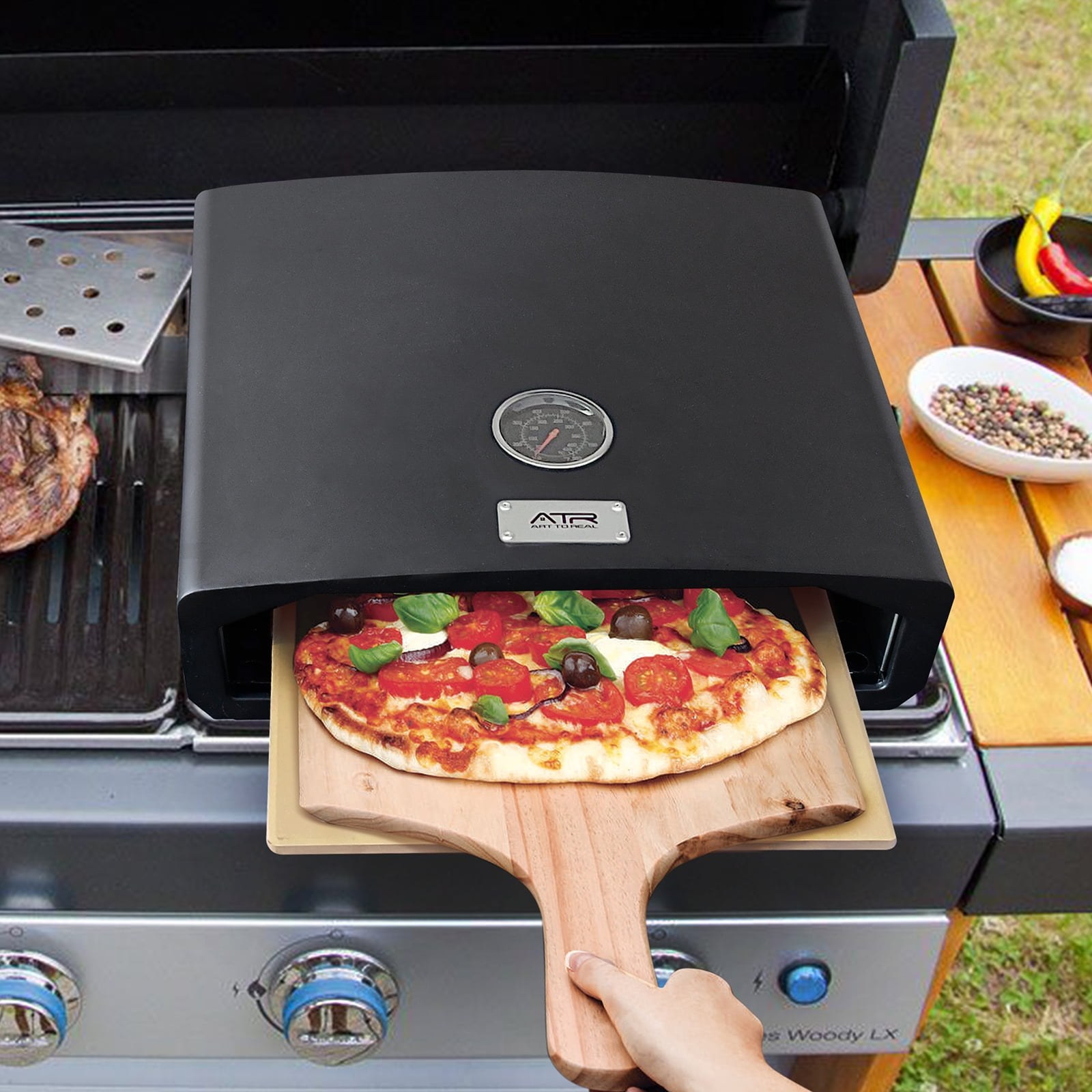 umi patio portable charcoal pizza oven 15 7 grill top outdoor 14995f 01.jpg