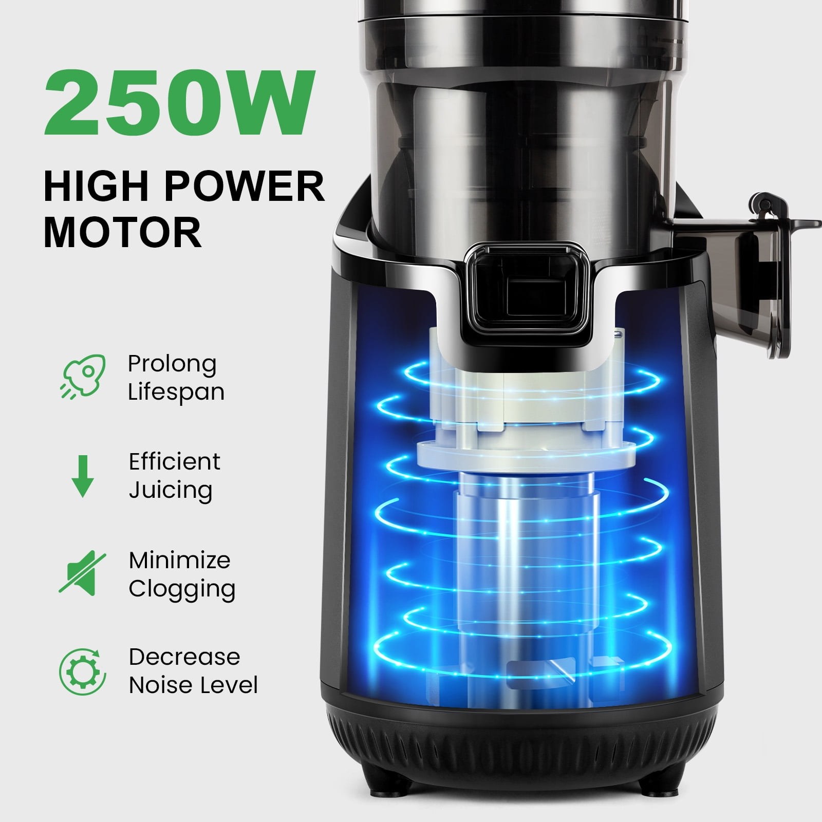 ventray slow press masticating juicer with 5 1 wide feed chute and extra auger black 5092a3 02.jpg ventray slow press masticating juicer with 5 1 wide feed chute and extra auger black 5092a3 02.jpg